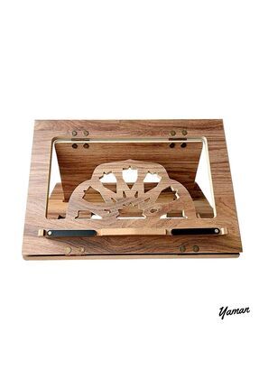 Yaman Hediyelik Portatif Rahle & Kitap Okuma Standı Masaüstü Ahşap Kuran Rahl...