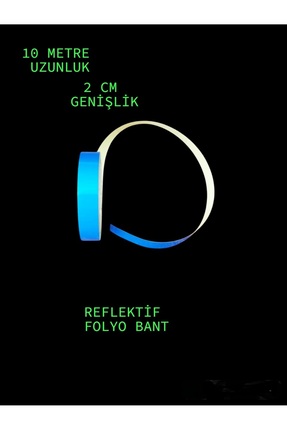 opersan 2 CM X 10 METRE KENDİNDEN YAPIŞKANLI REFLEKTİF FOLYO BANT