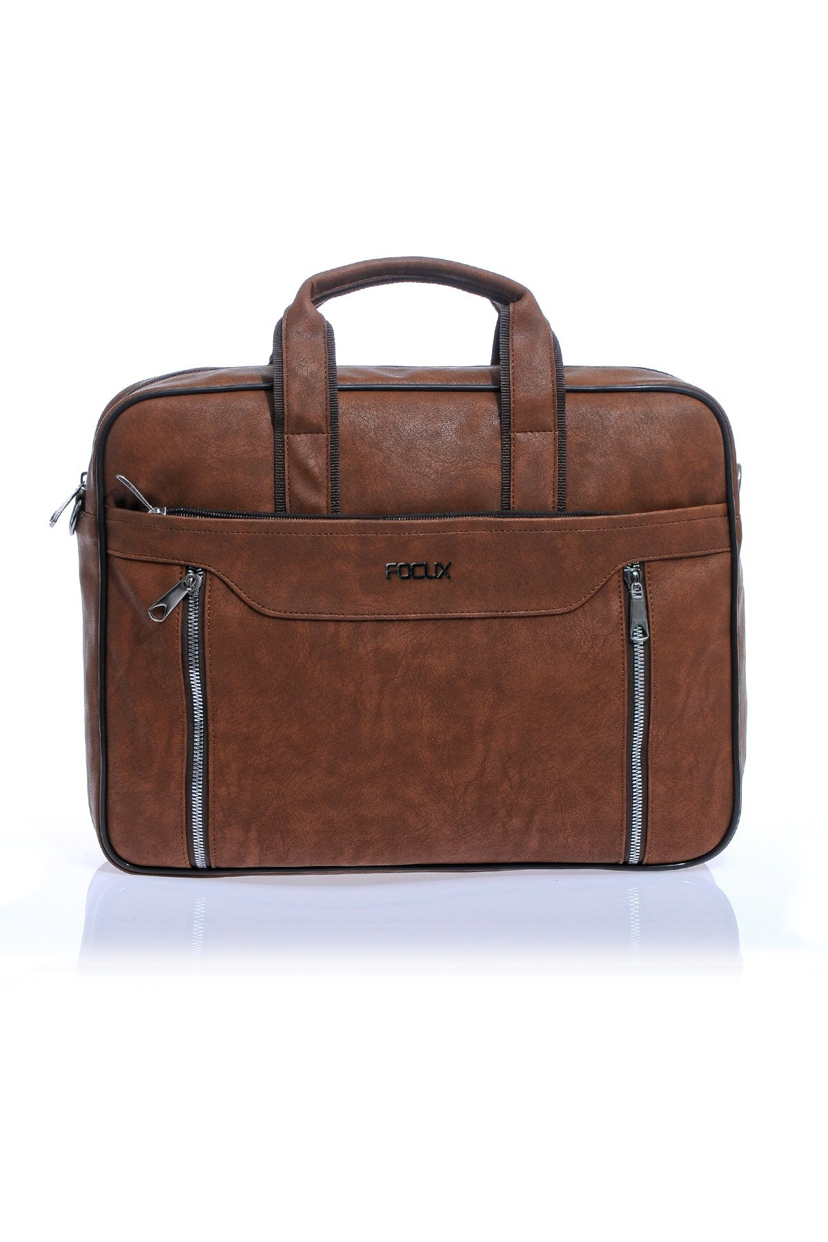 By Hakan  Gk38 Viyana Evrak/laptop Çanta Taba - Görsel 2