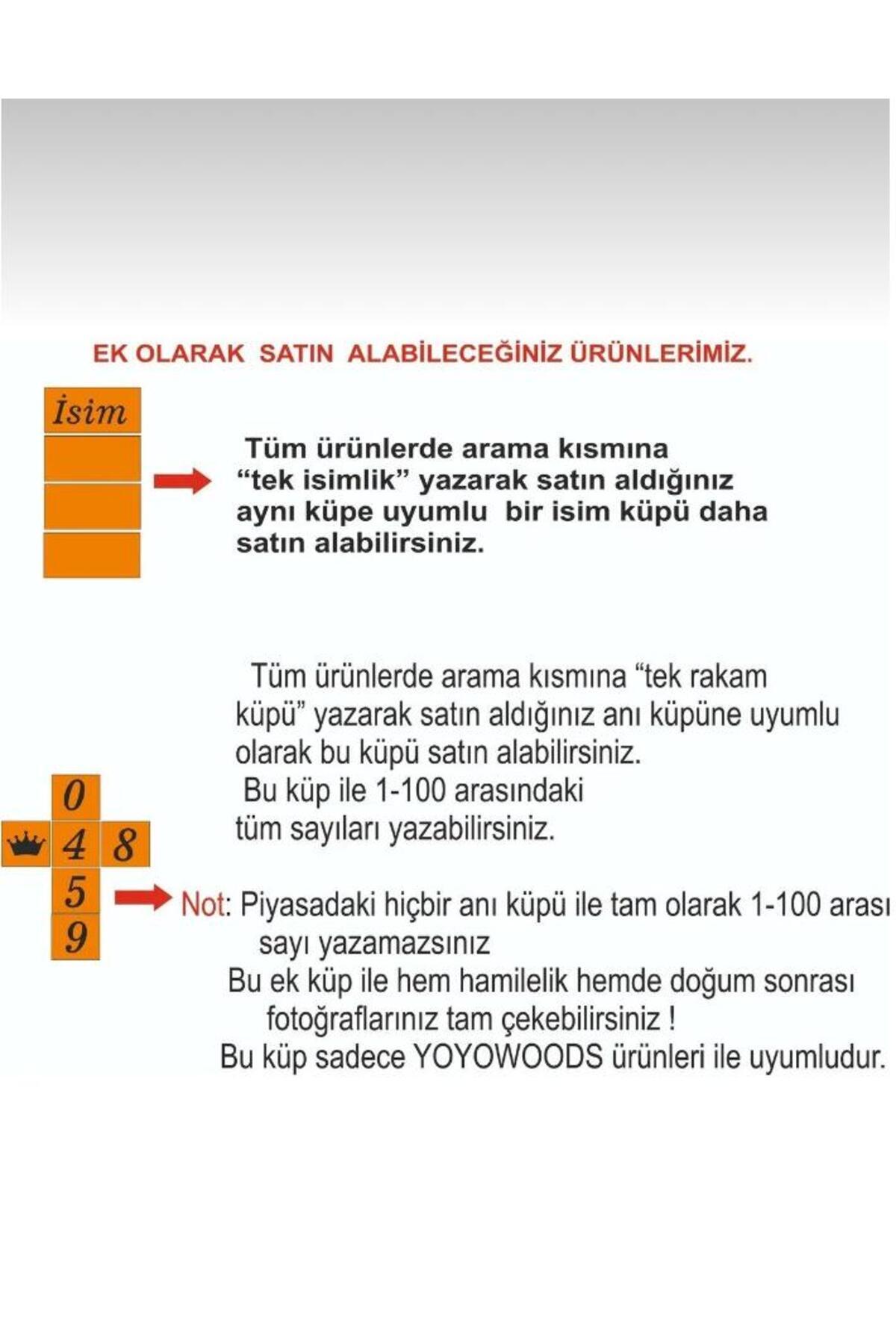 Genel Markalar İsim Anı Küpü -dekor Oyuncak (YULAF-KARTON RENGİ) fotoğrafı 4 (önizleme)