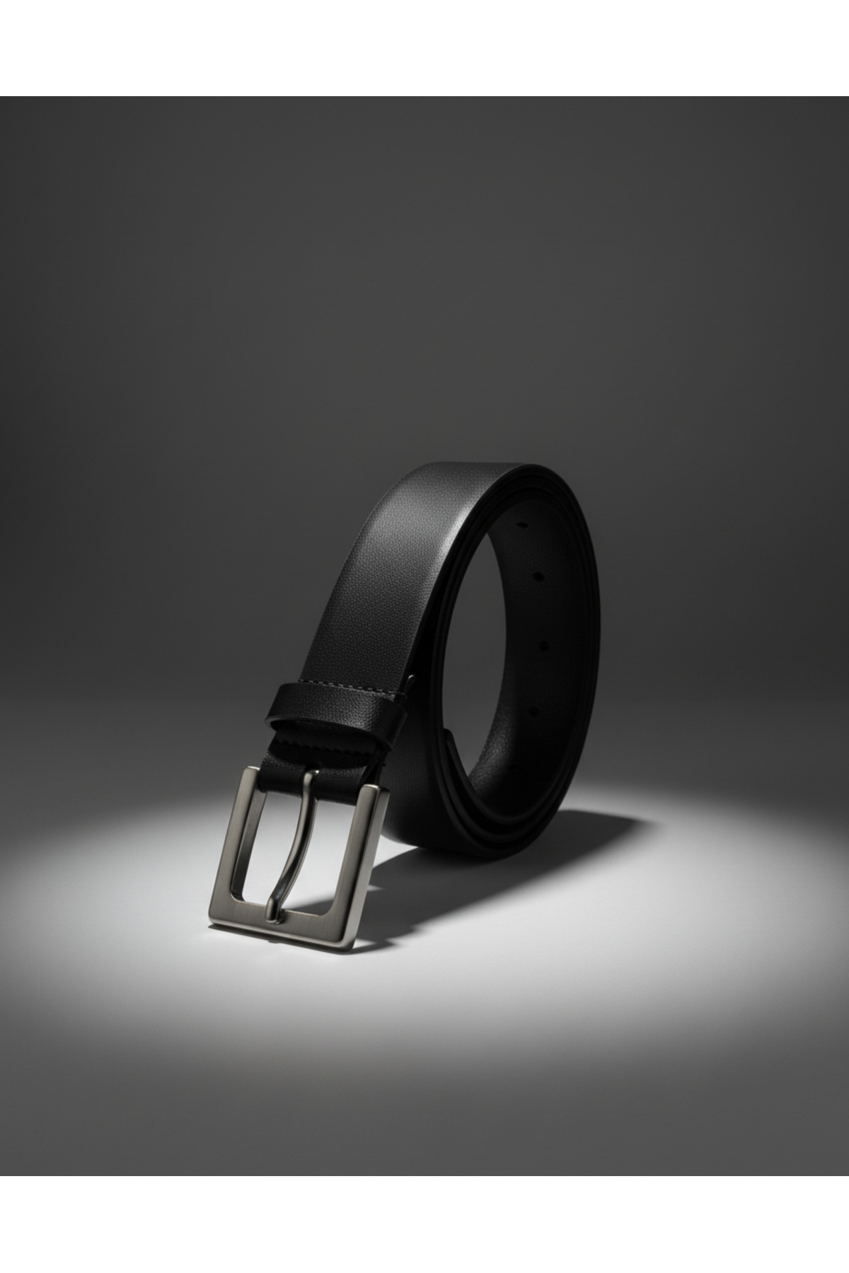 genuine leather company eds  EDS KADIN SİYAH KEMER - Görsel 4