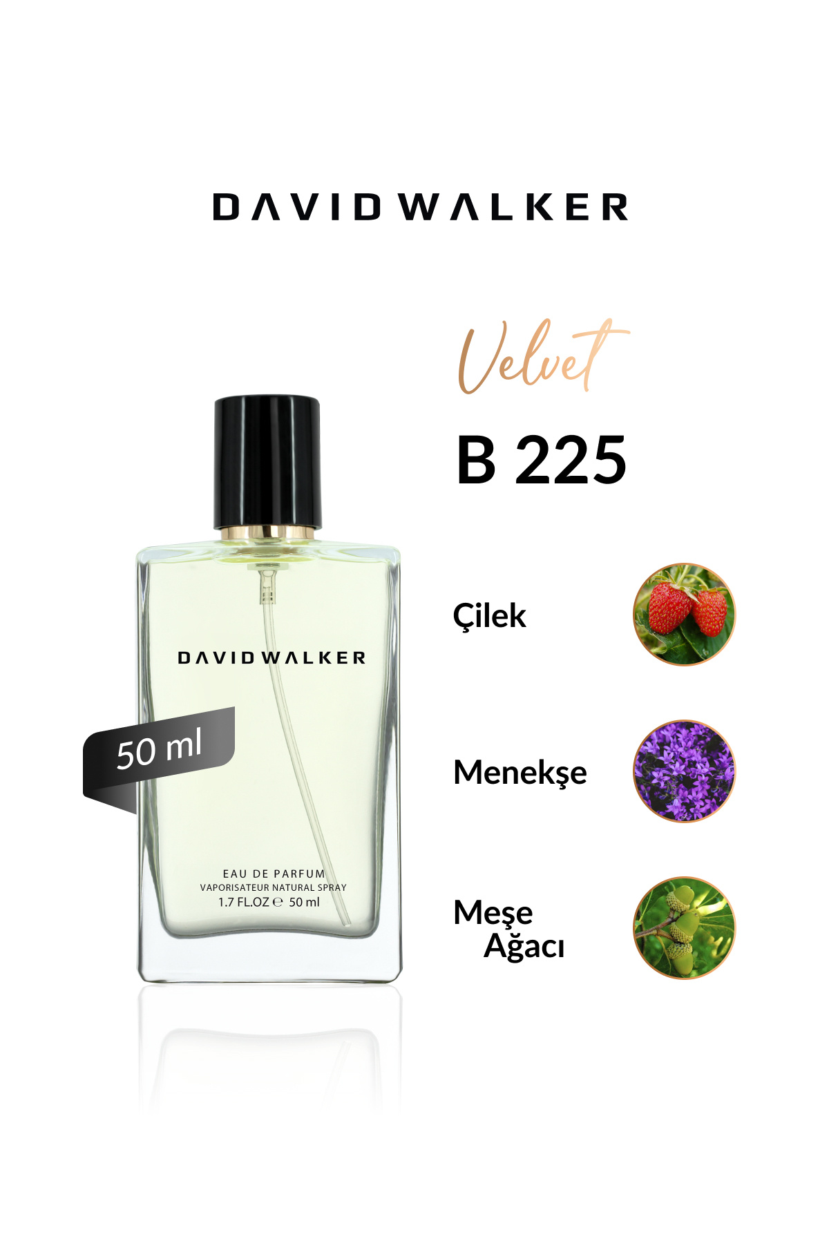دیوید واکر عطر زنانه 50 میلی لیتری هانوون B225 