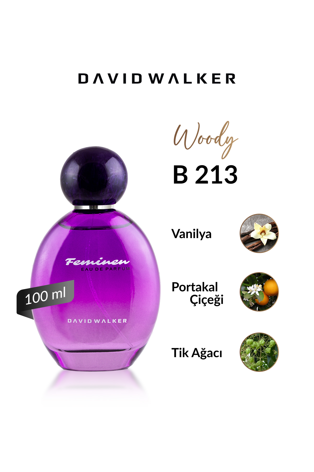 David Walker B213 Roberta 100 ml Kadın Parfüm | Woody - Fiyatı