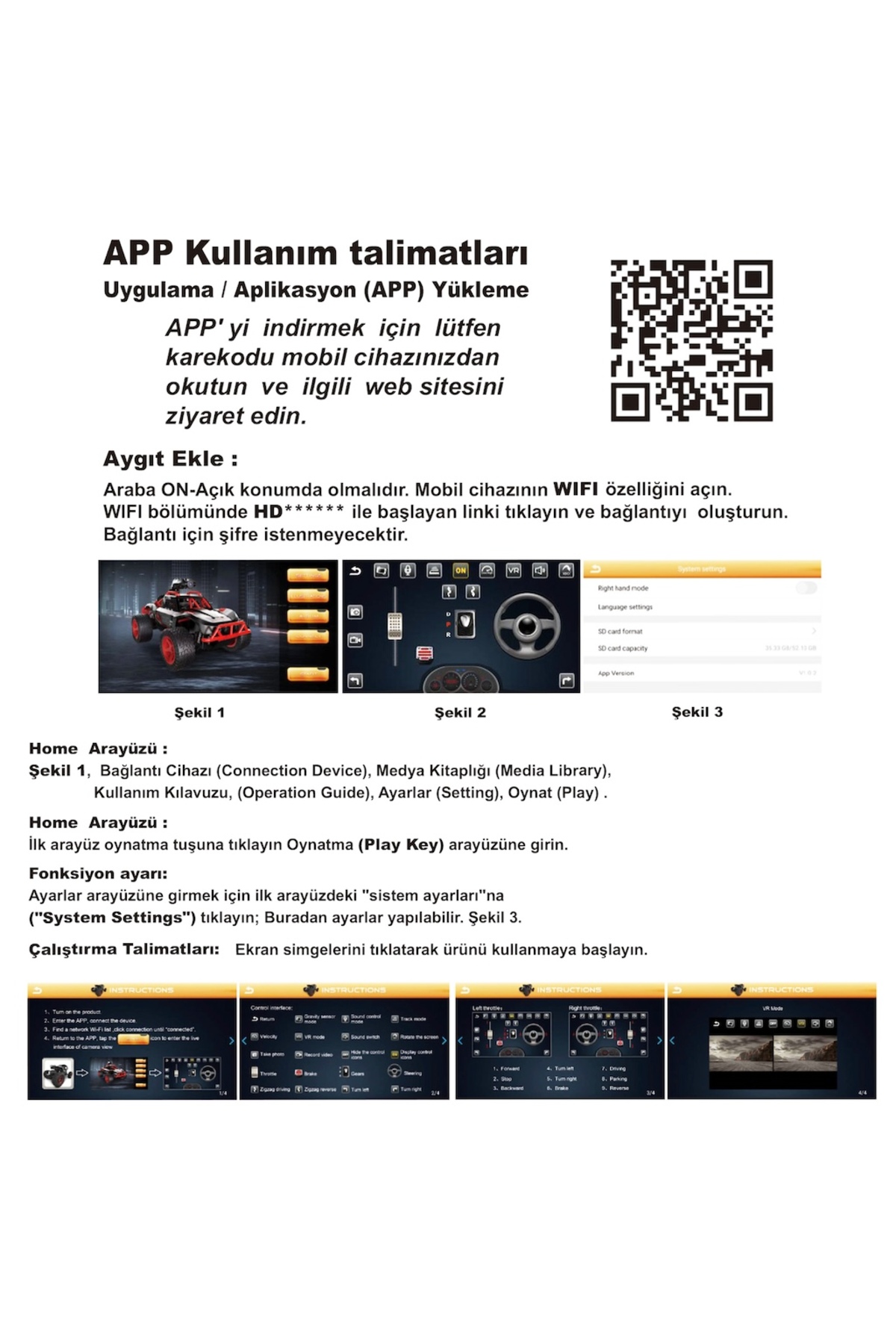 Brother Toys Uzaktan Kumandalı Gerçek Zamanlı HD Wifi Kameralı Full Fonksiyon Şarjlı Akrobat Araba fotoğrafı 3 (önizleme)