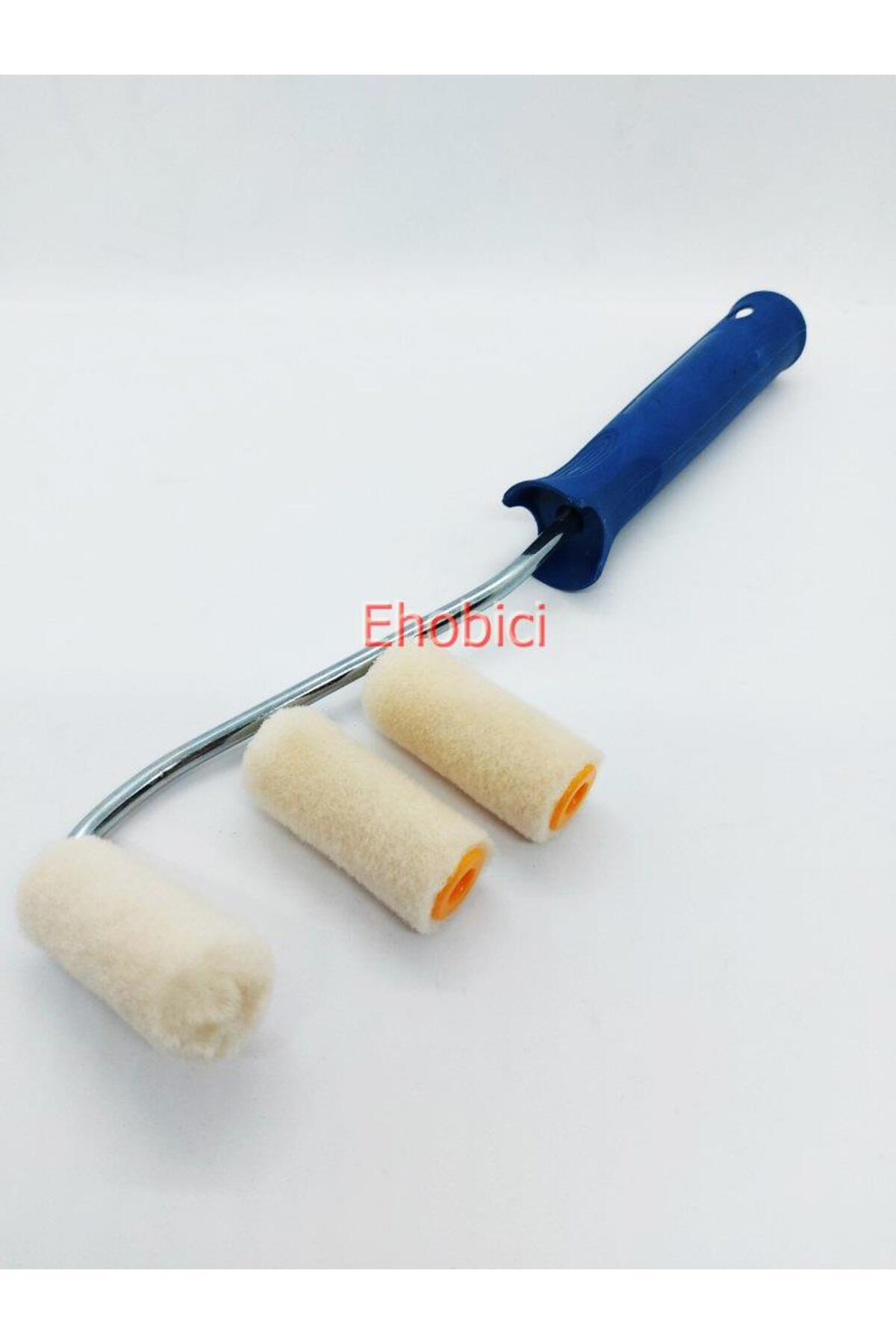 Genel Markalar Kadife Rulo Fırça 5cm +2 Yedekli (Moher)