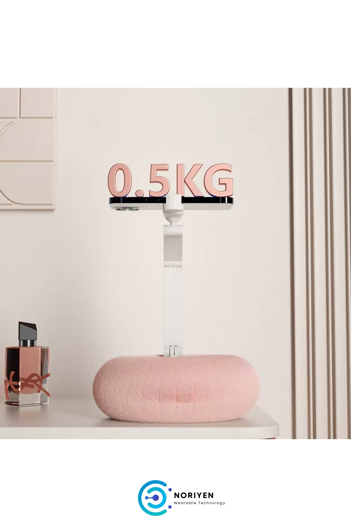 Peluş Yastık 360 Derece Rotasyon Yükseklik ve Açı Ayarlanabilir Telefon & Tablet Tutucu Şık Stand