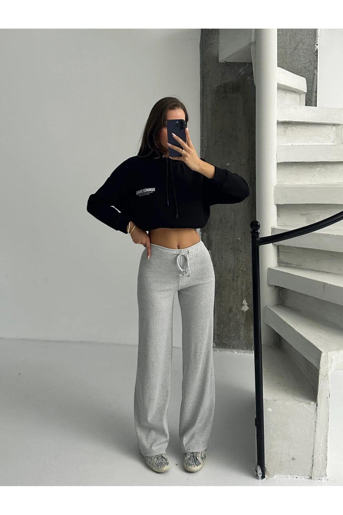 albaroda  Fitilli Rahat Günlük Eşofman - Görsel 3