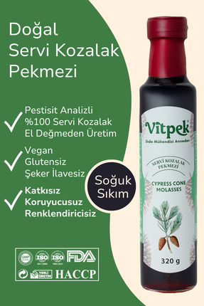 Vitpek Doğal Kozalak Pekmezi 320g