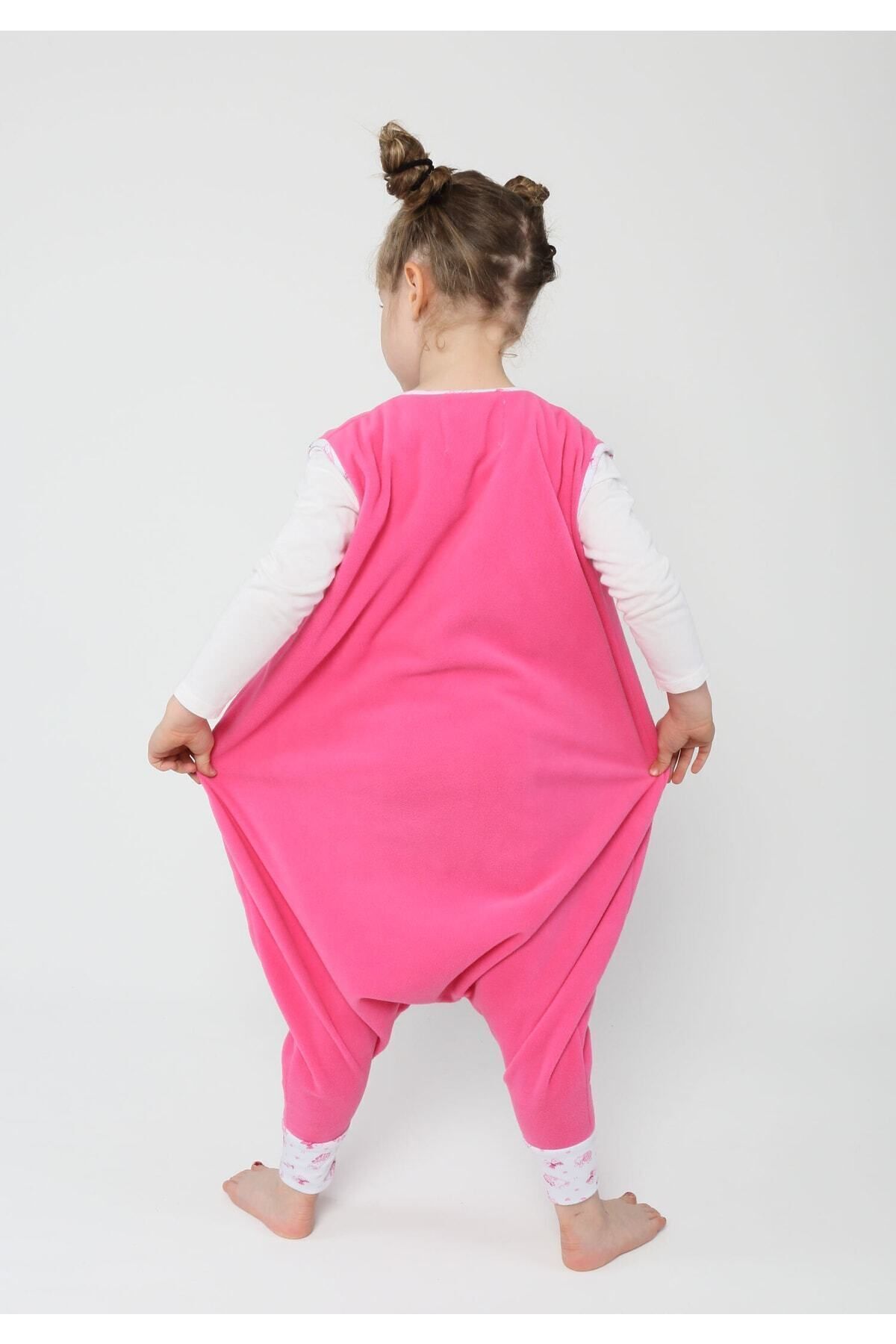 yorni Ayaklı Kolsuz Mikro Polar Bebek Uyku Tulumu fotoğrafı 5 (önizleme)