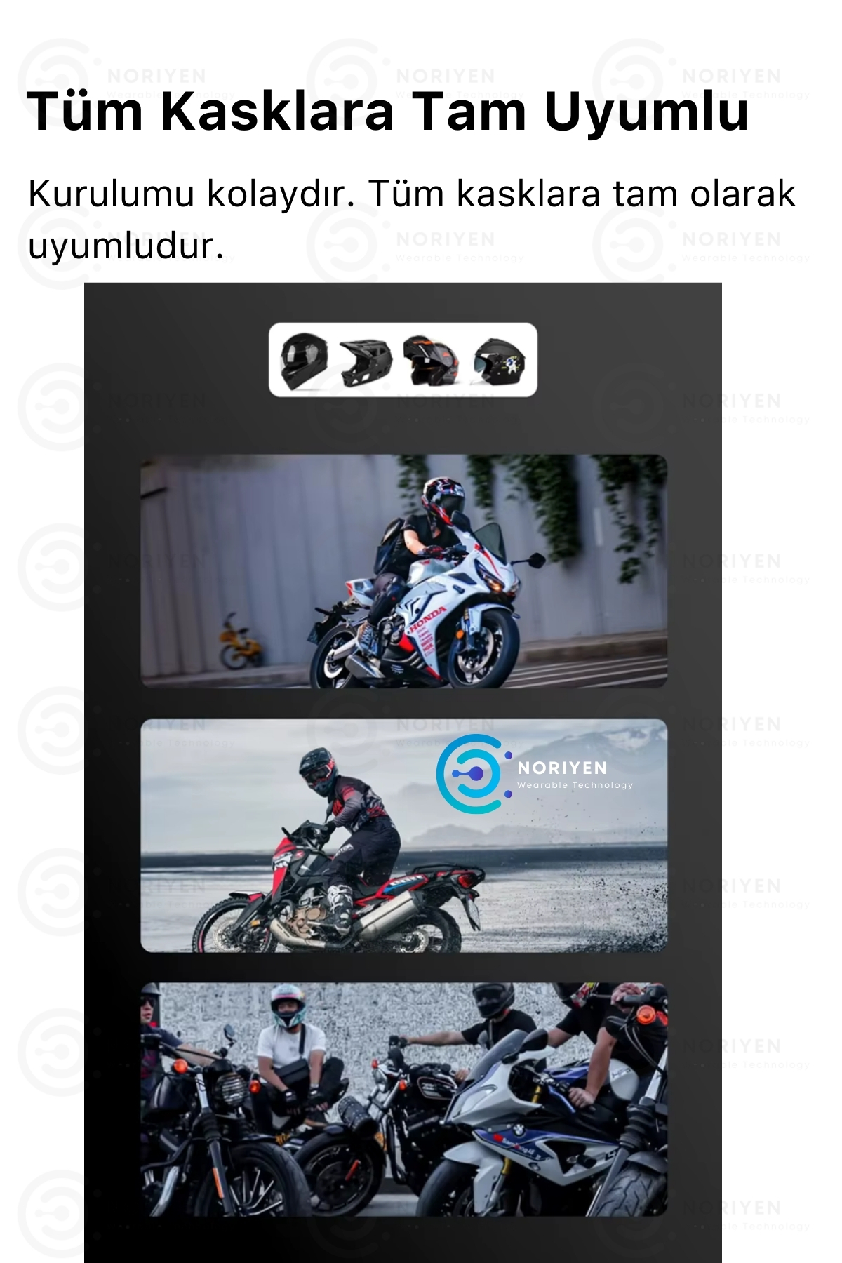 Yeni Nesil Motosiklet Kask Interkom Mikrofonlu Gürültü Engelleyici K08 Bluetooth Kulaklık