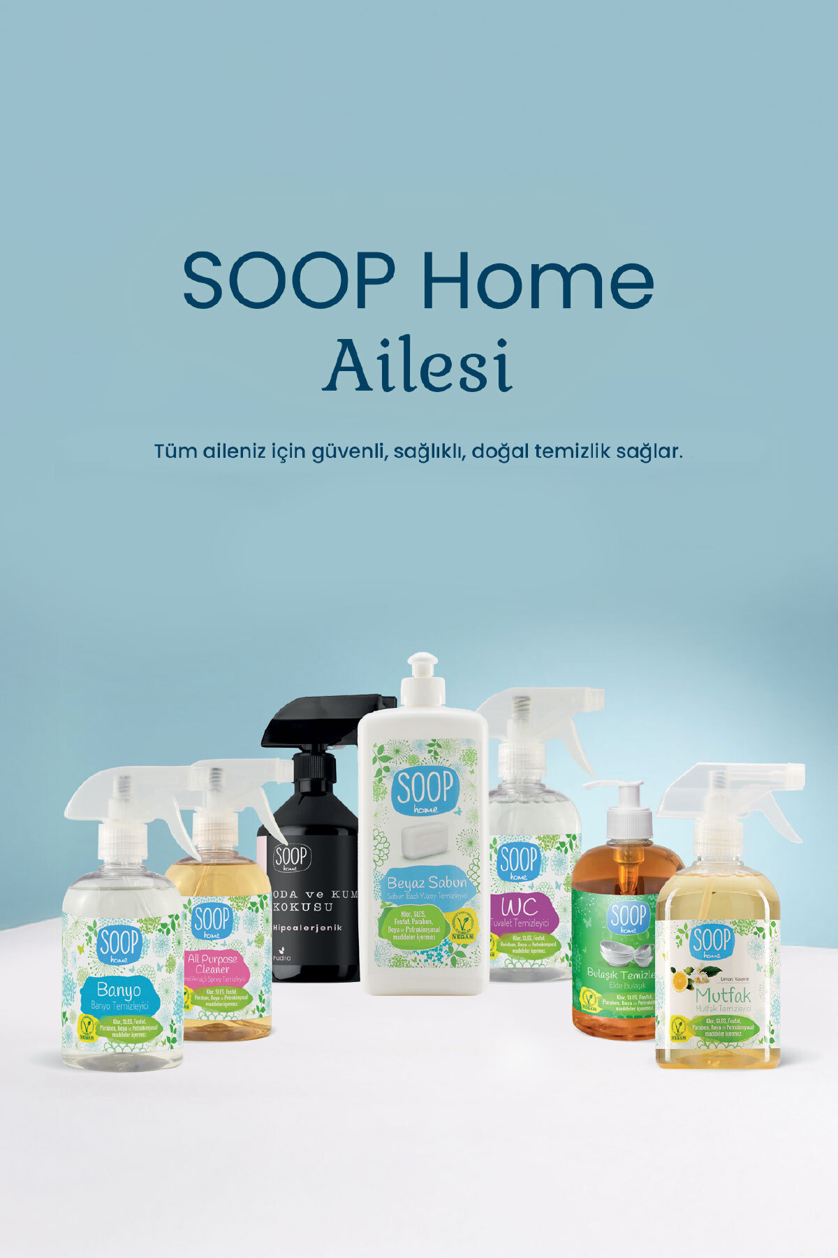 SOOP Home Genel Temizleyici Spreyi | Bitkisel Yağ Bazlı Sabun | 750 ml fotoğrafı 7 (önizleme)