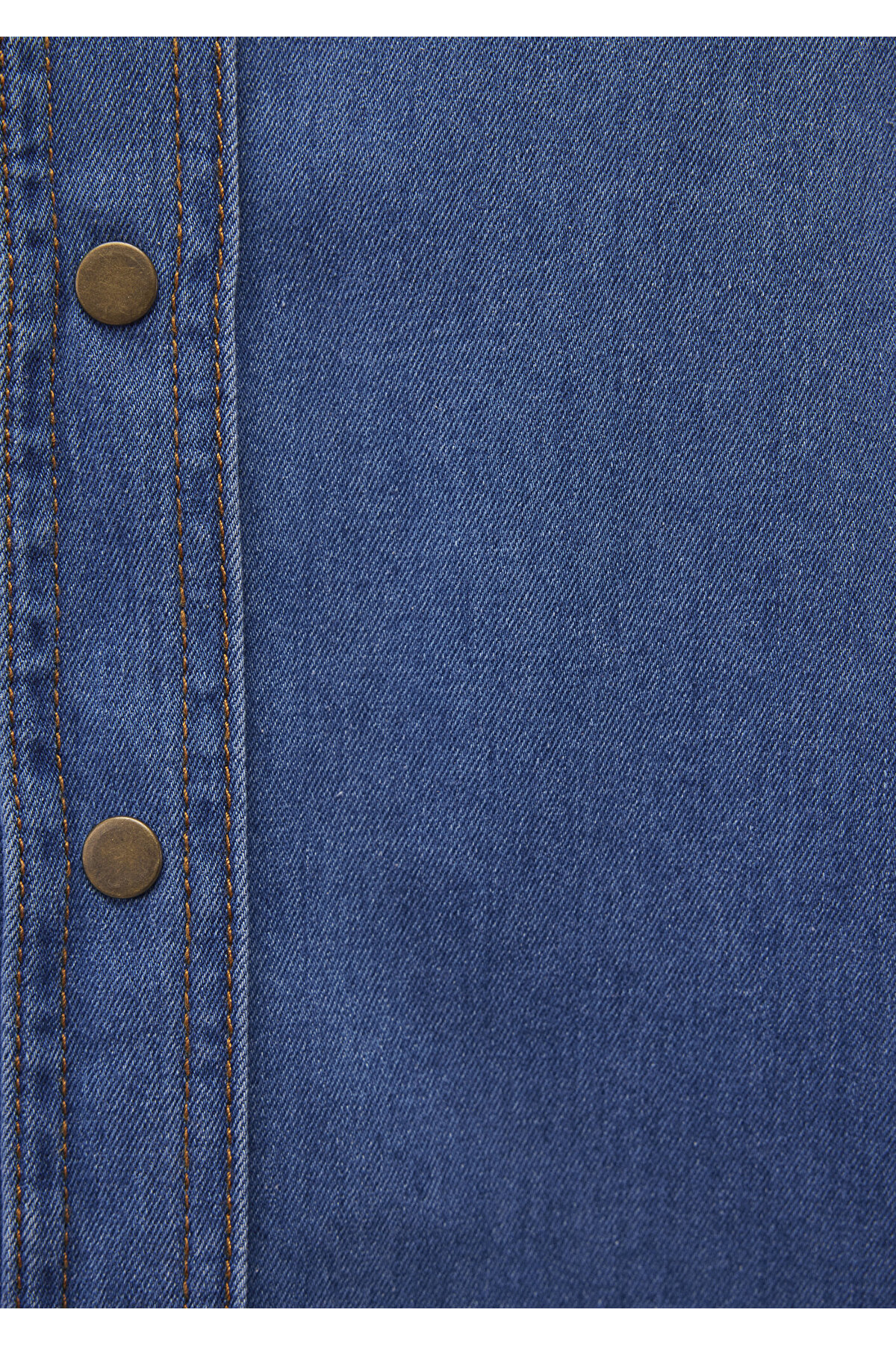 Lacivert Denim Gömlek Regular Fit / Normal Kesim 1210959-85481 — سرمه‌ای — تصویر 6 از 6