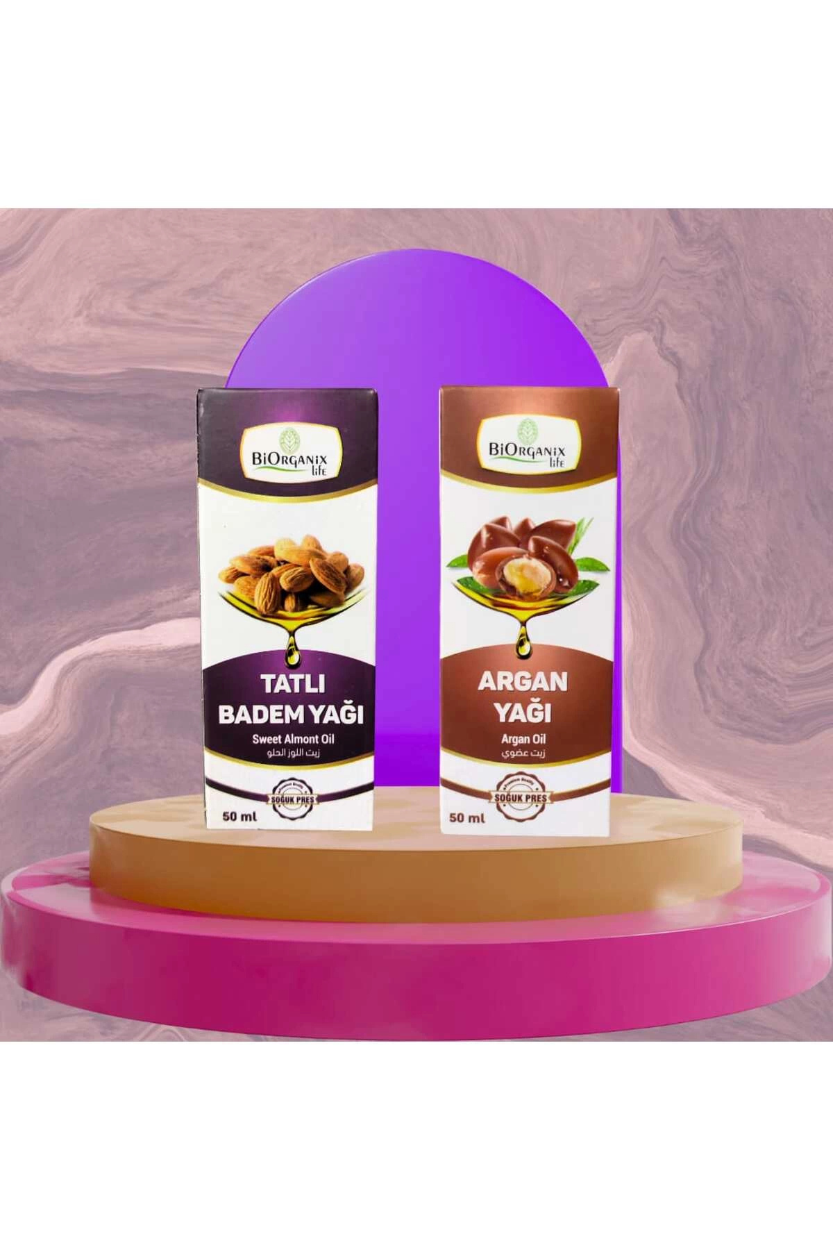 Biorganics Tatlı Badem Yağı + Argan Yağı
