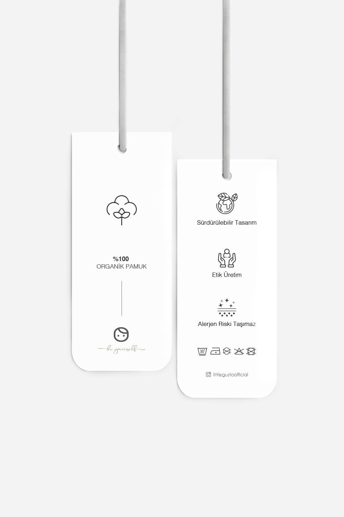 Little Gusto Yüksek Bel Pantolon Bebek Cosmos Pembe Organik Pamuk fotoğrafı 4 (önizleme)