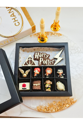 ksana choco Harry Potter Temalı El Yapımı Çikolata Seti | Özel Tasarım Hediye...