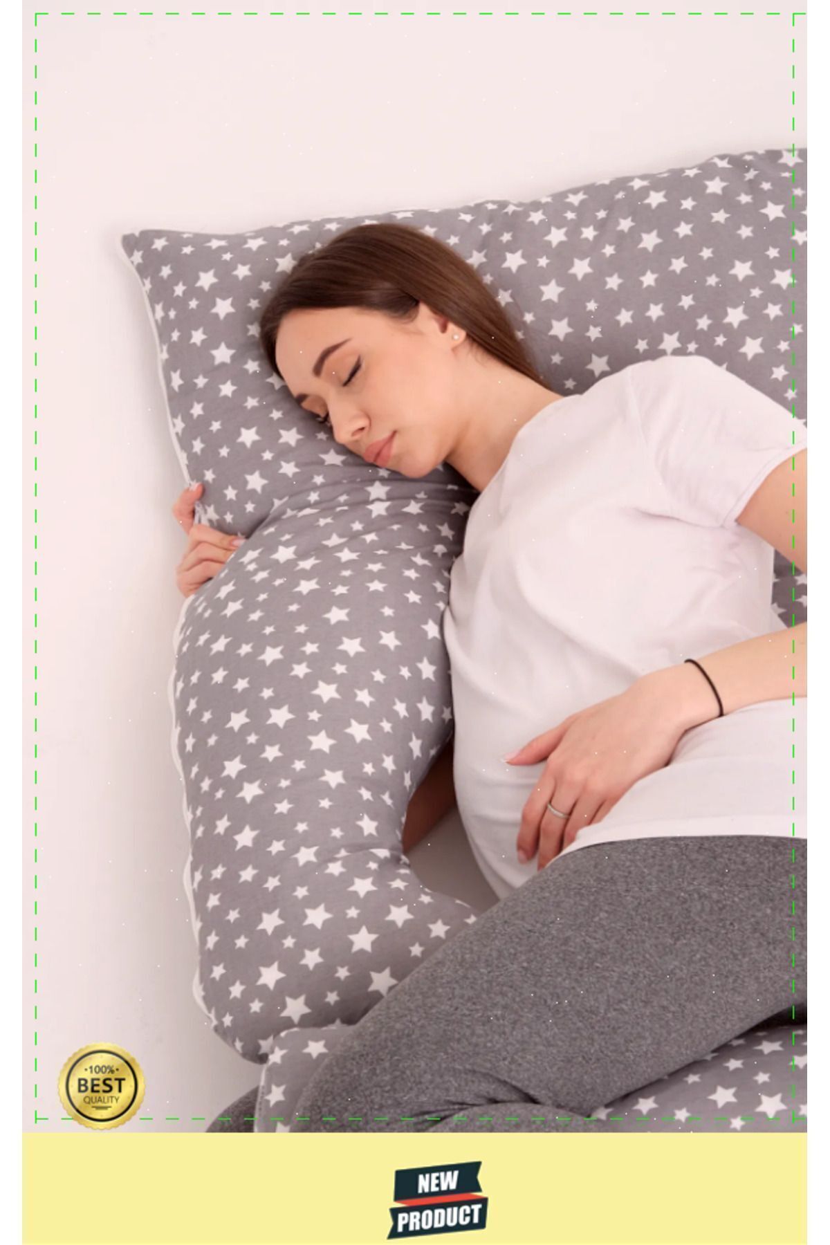 OMZ Hamile Yastığı, Hamile Uyku Yastığı, Hamile Oturma Destek Minderi fotoğrafı 4 (önizleme)