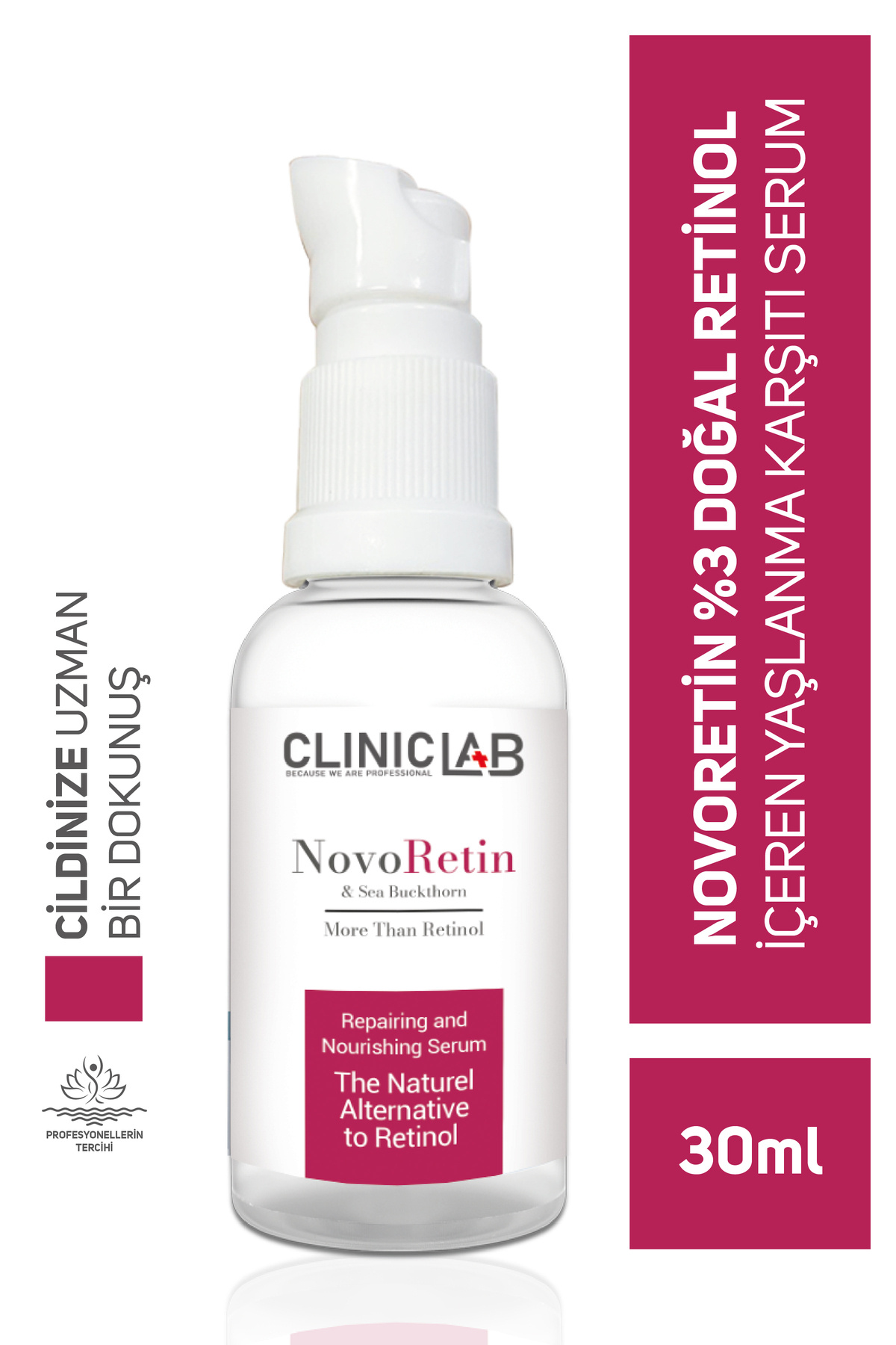 Cliniclab Novoretin %3 Doğal Retinol Içeren Yaşlanma Karşıtı Serum 30 ml — 8684501985961