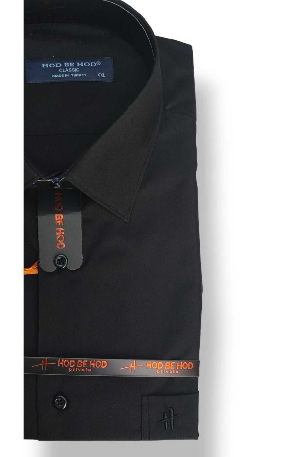 hodbehod ORİJİNAL DÜZ DACRON BÜYÜK BEDEN BATTAL KISA KOL CEPLİ BABA GÖMLEK 2XL,3XL,4XL (ÜST KALİTE ÜRÜN) görsel 5