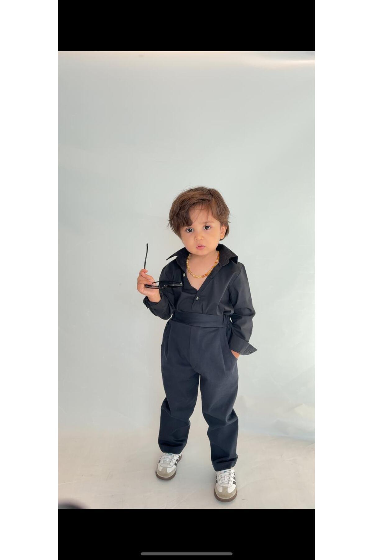 favorimkids Bebek Çocuk Krem Uzun Kollu Pantalon Gömlek Takım 1-5 yaş new1 fotoğrafı 5 (önizleme)