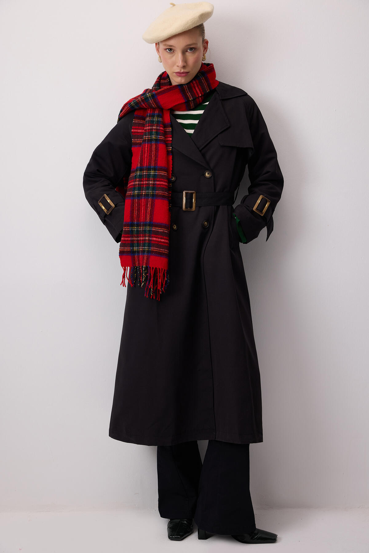 Touche Prive TOKA DETAYLI OVERSIZE TRENÇKOT - Fiyatı, Yorumları