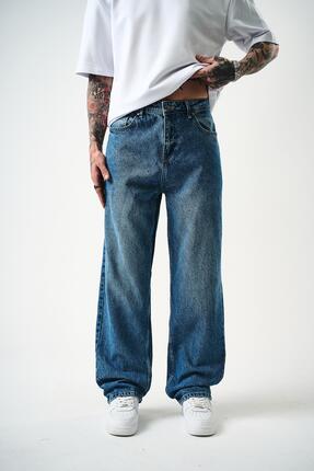 Respire Erkek Washed Baggy Pantolon K.Mavi