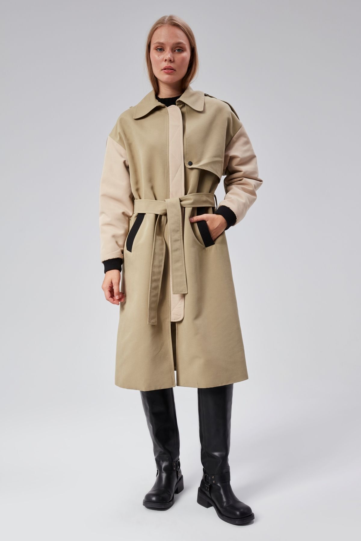 Bolivente Kadın Regular Astarlı Trençkot