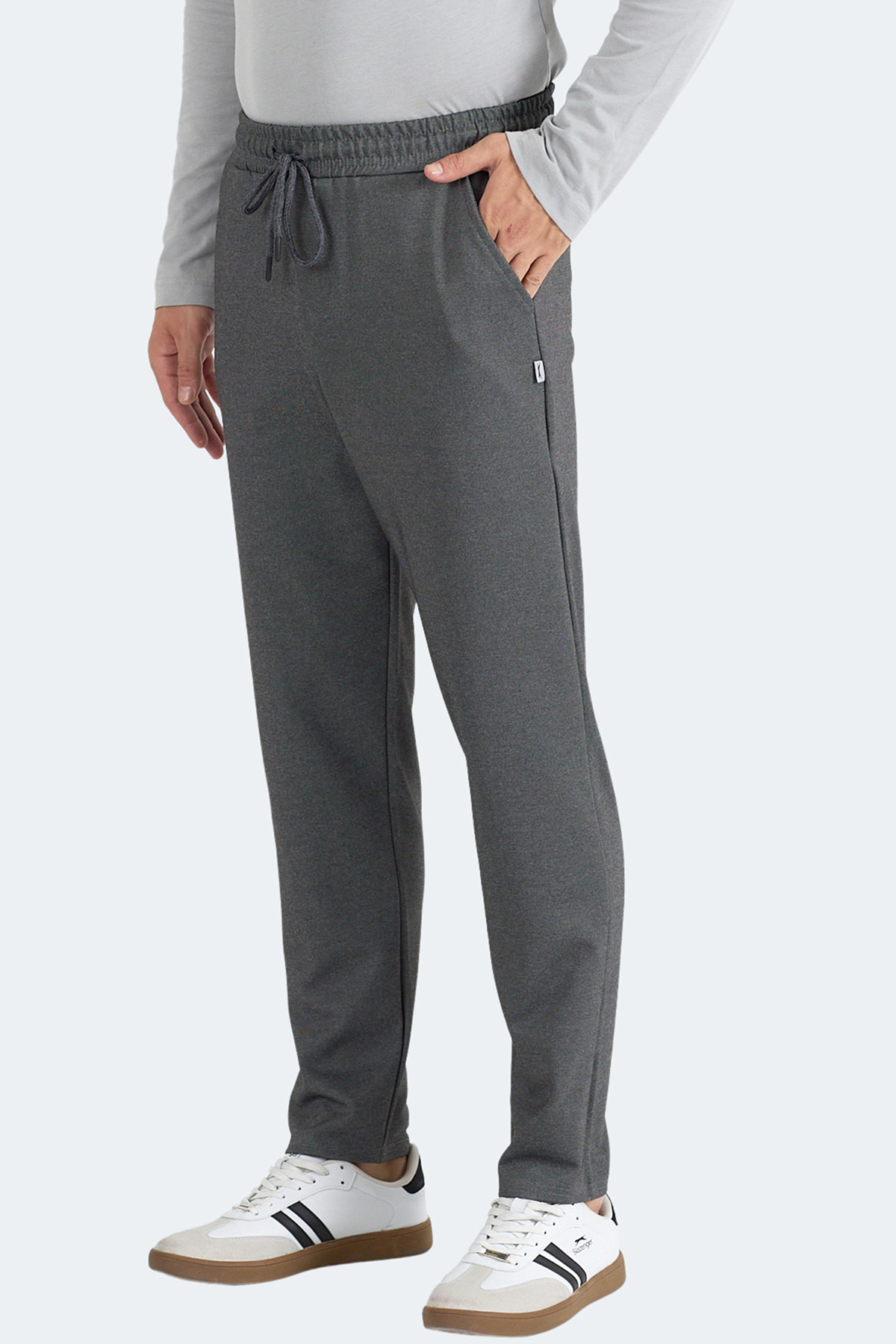 اسلازنگر شلوار ورزشی مردانه IMPACTO I به رنگ خاکستری تیره