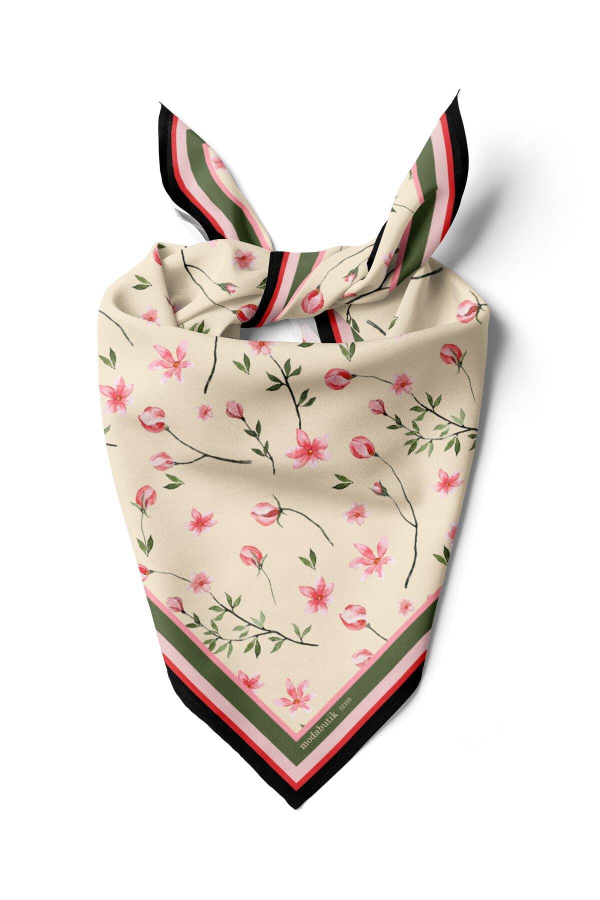 Modabutik H31 Çıtır Çiçekli Bandana Dg12105