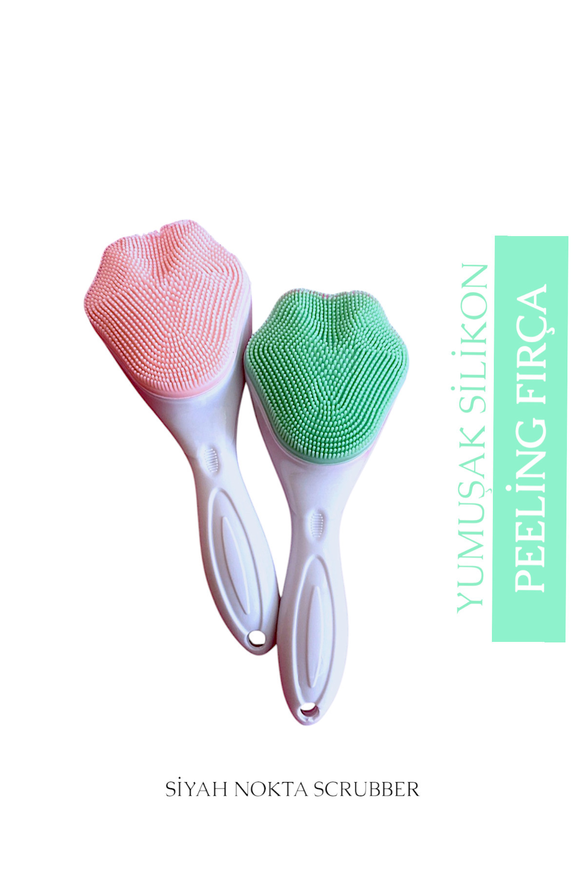 Yüz Temizleyici Peeling Fırçası - Siyah Nokta Scrubber - El Yüz Temizleme - Yumuşak Silikon — sd848f4sd84f8d4 — تصویر 2 از 3