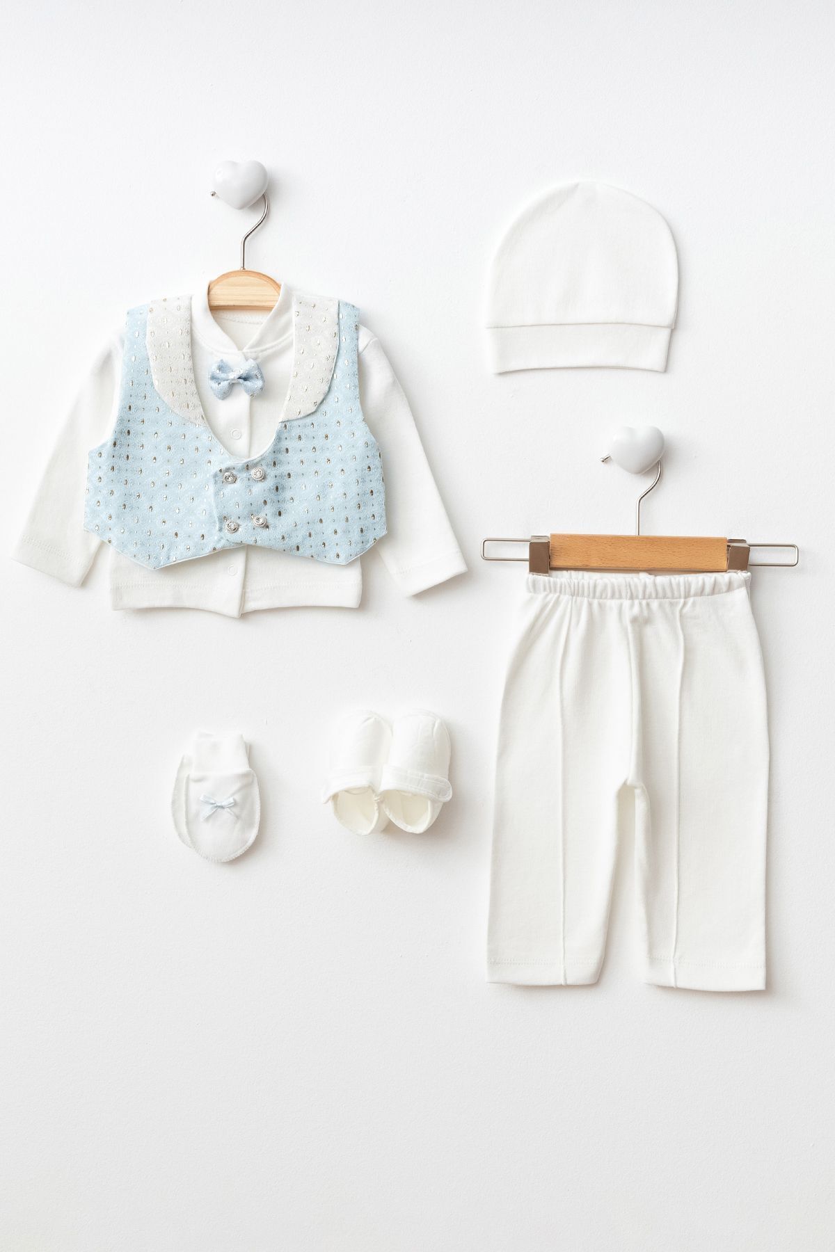 Harry&Millie Erkek Bebek Mevlüt Takımı Yenidoğan Hediyelik 0-6 Ay Sünnetlik fotoğrafı 2 (önizleme)