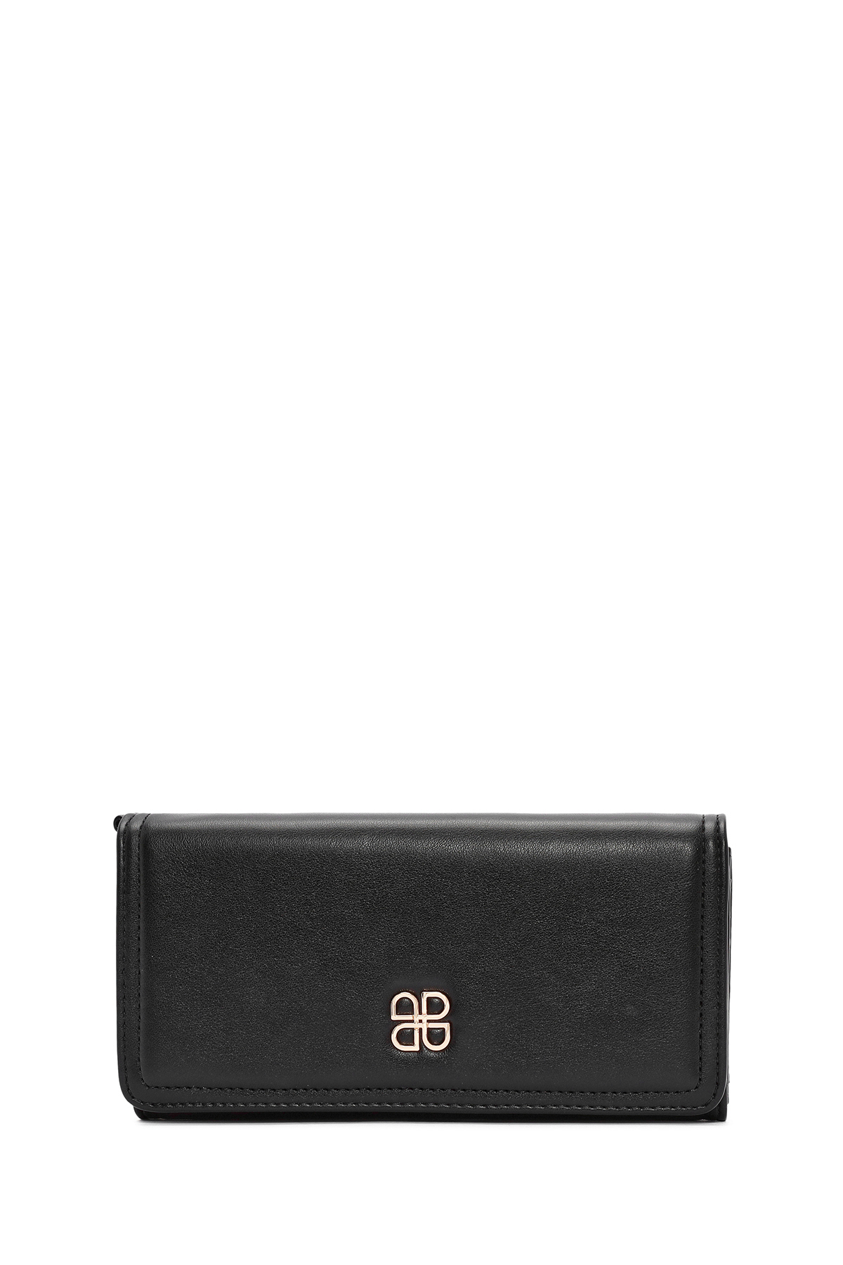 Derimod  Kadın Siyah Askı Detaylı Cüzdan 000A2D561318 - Görsel 3