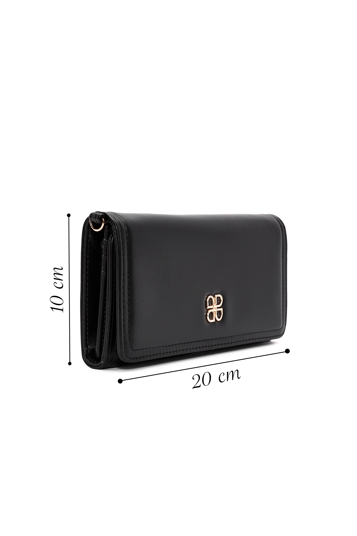 Derimod  Kadın Siyah Askı Detaylı Cüzdan 000A2D561318 - Görsel 2
