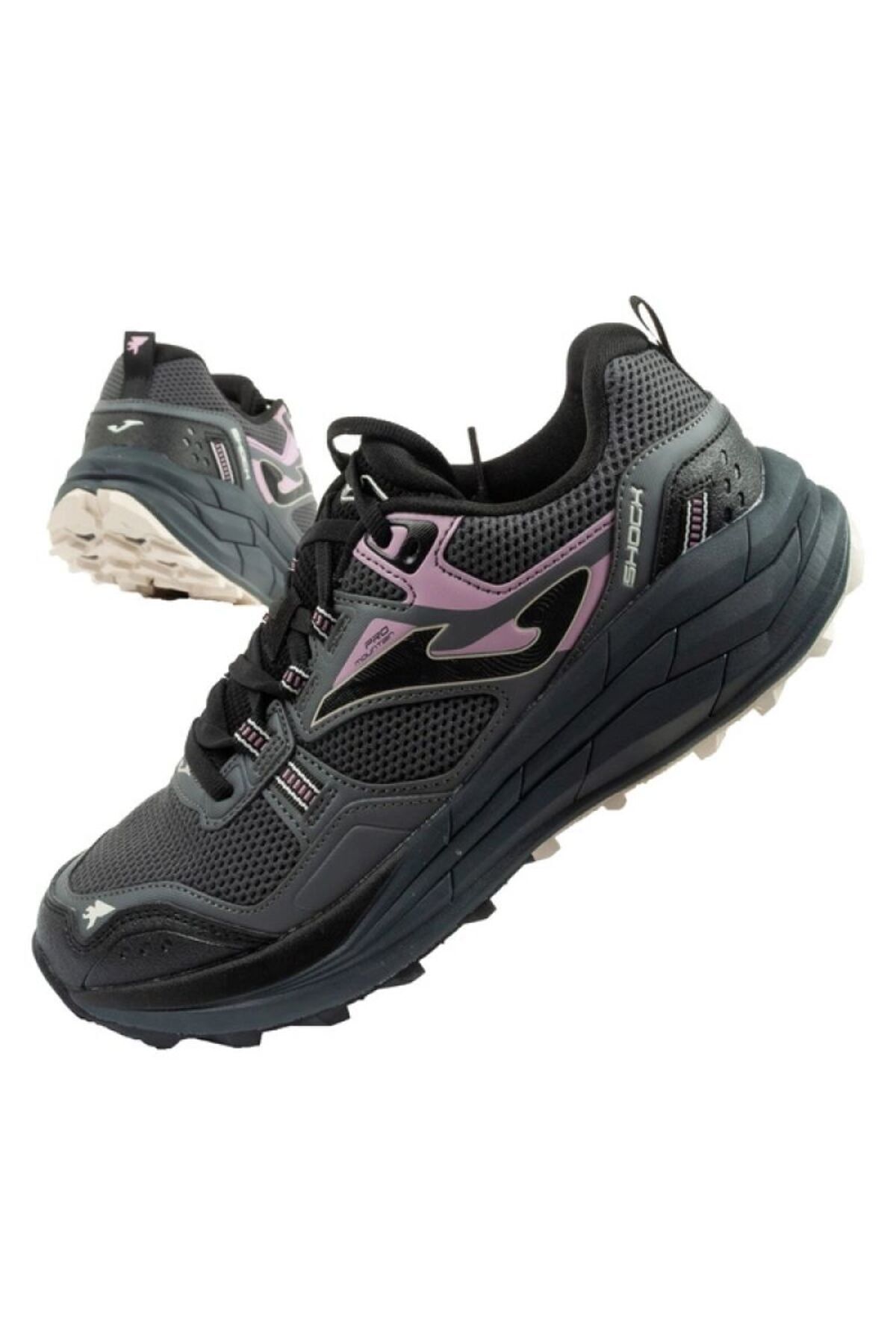 Shock Lady 2522 Gray Gri Kadın Yürüyüş Ayakkabısı — مشکی TKSHLW2522 — تصویر 2 از 6