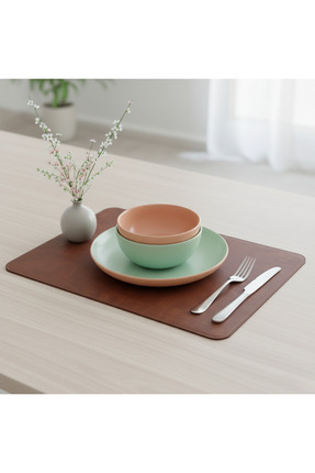 Grand Fine Art 2 Adet Deri Kahverengi Çift Taraflı Kenar Dikişli Amerikan Ser...