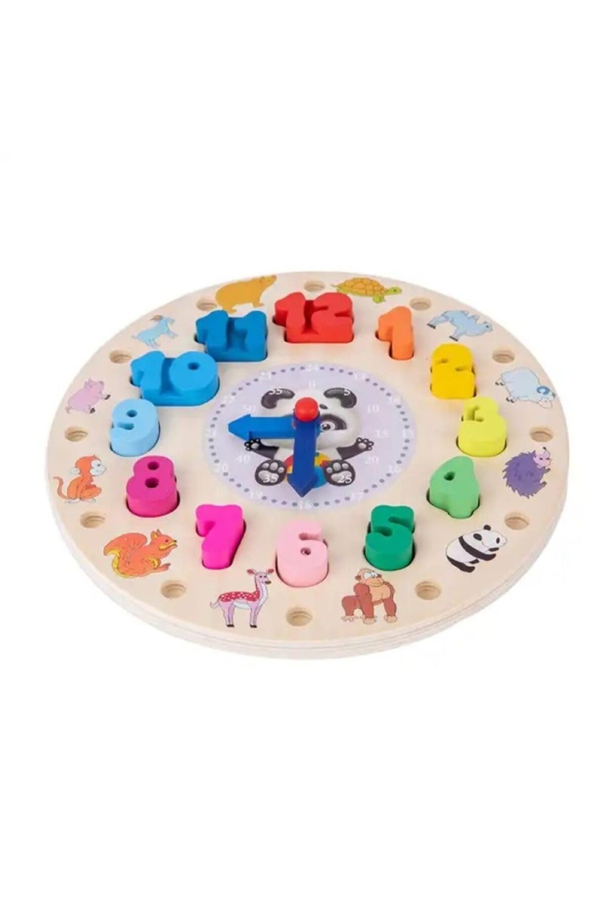 SAMTOYS Ahşap Montessori Saat Eğitici Oyuncak fotoğrafı 4 (önizleme)