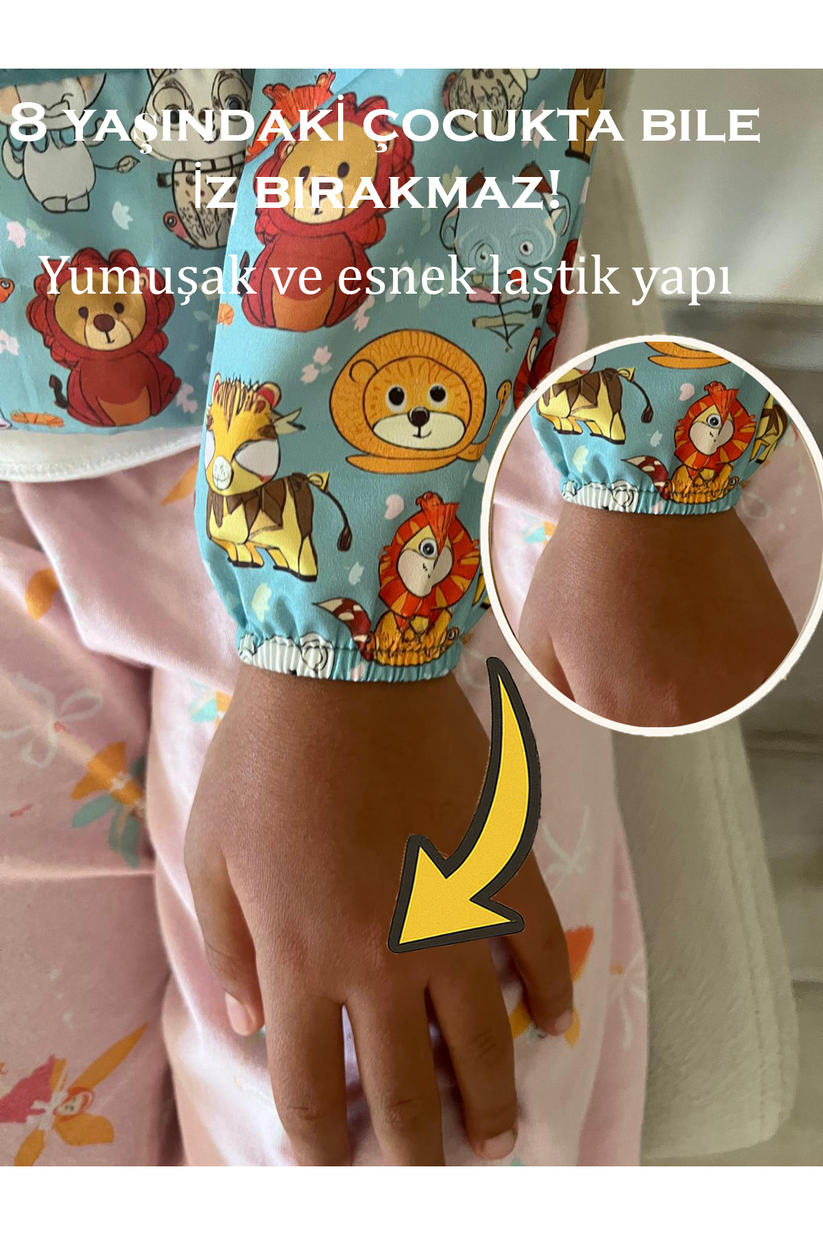 Gneisto Mama Önlüğü, Uzun Kollu Mama Önlüğü - Mavi | Blw Uyumlu, Su Geçirmez, Ipsiz Güvenli Tasarım fotoğrafı 6 (önizleme)