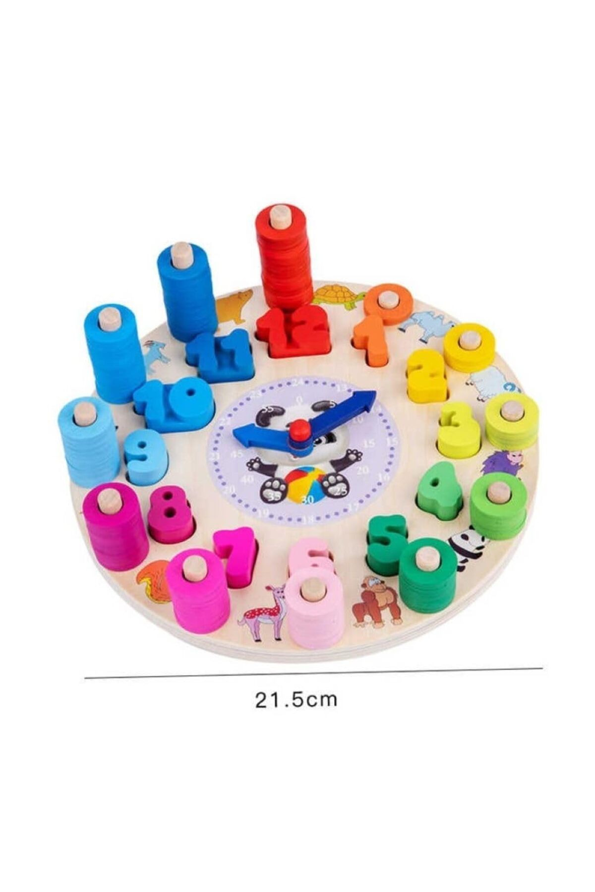 SAMTOYS Ahşap Montessori Saat Eğitici Oyuncak fotoğrafı 3 (önizleme)