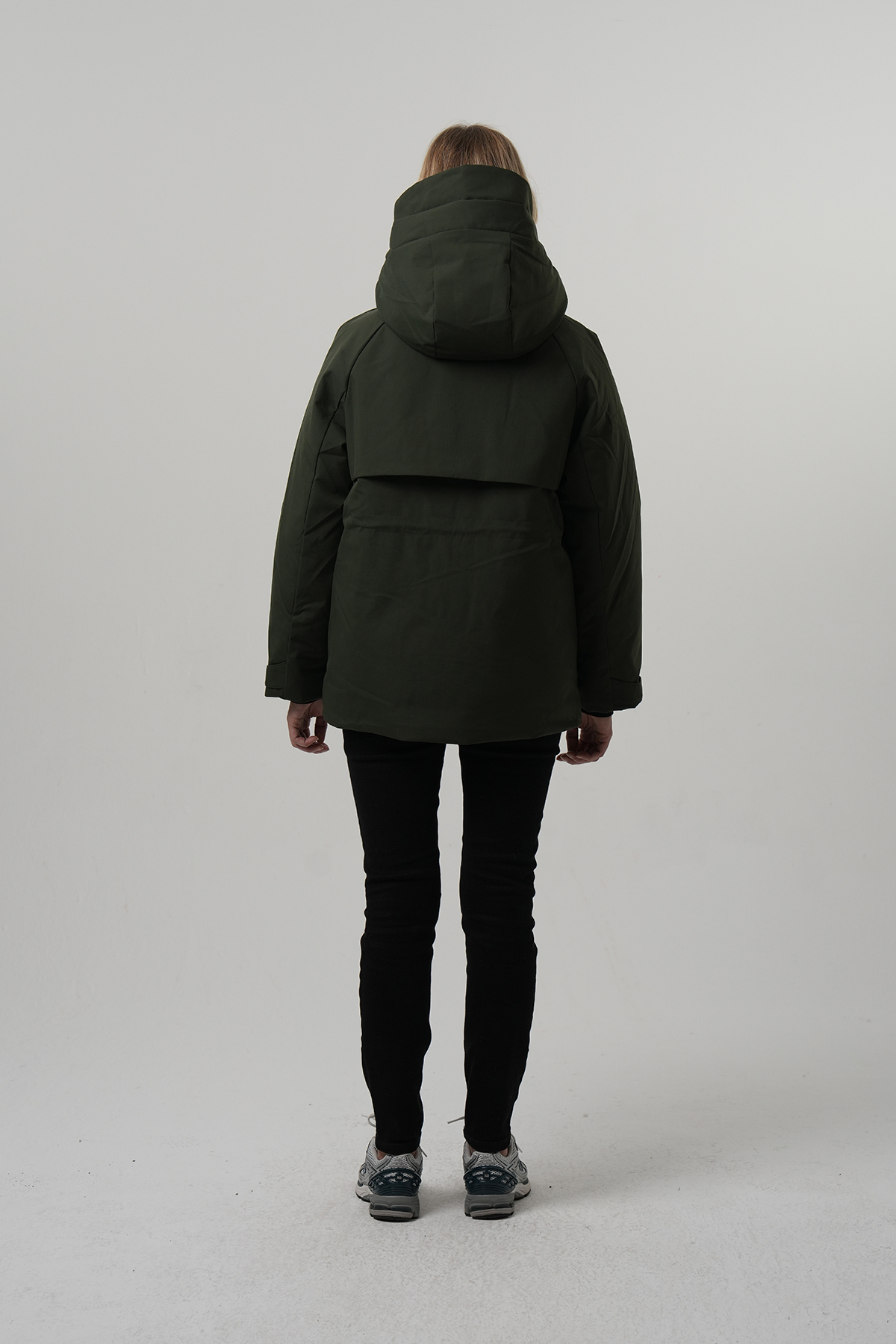 PIQUE  Kadin Mont Kapüşonlu Su itici Rüzgar Geçirmez Kadın Kaban - Görsel 8