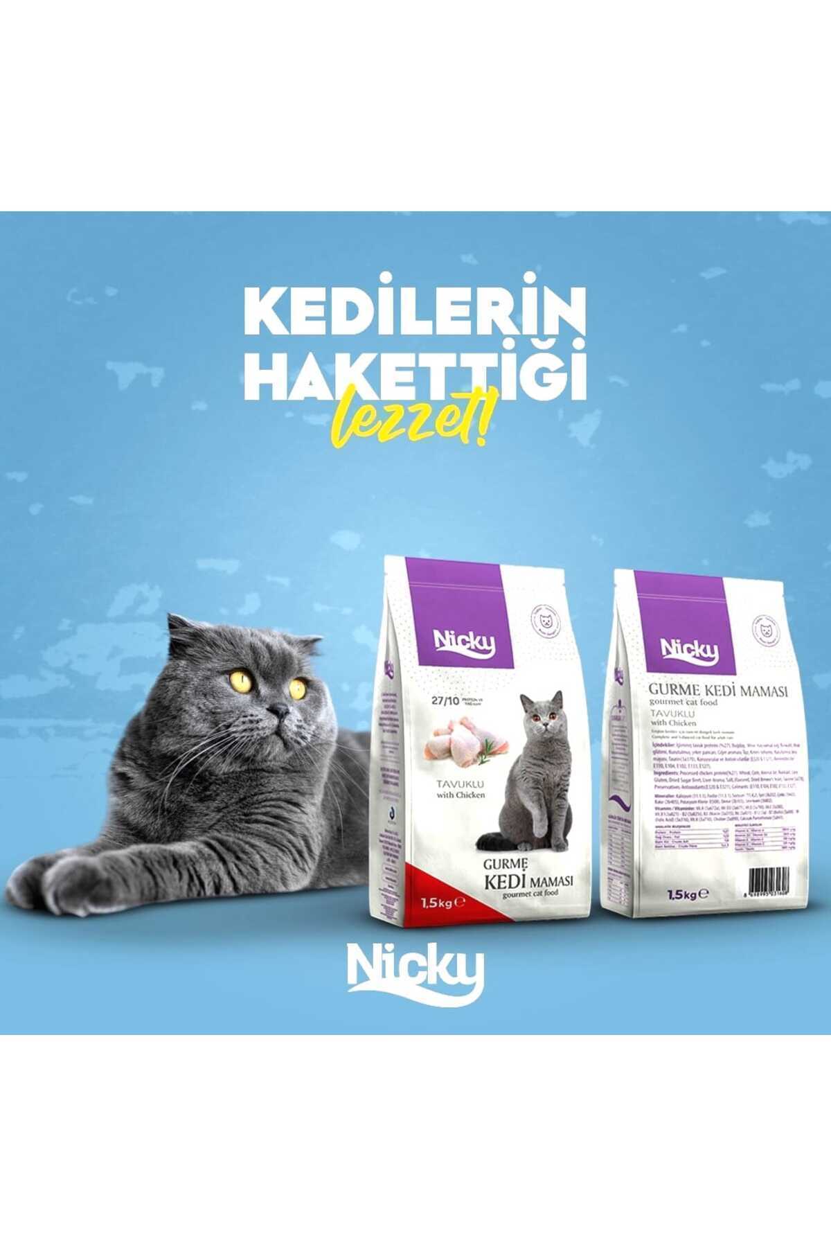 Nicky Gurme Yetişkin Kedi Maması 1,5 Kg - 1 Adet