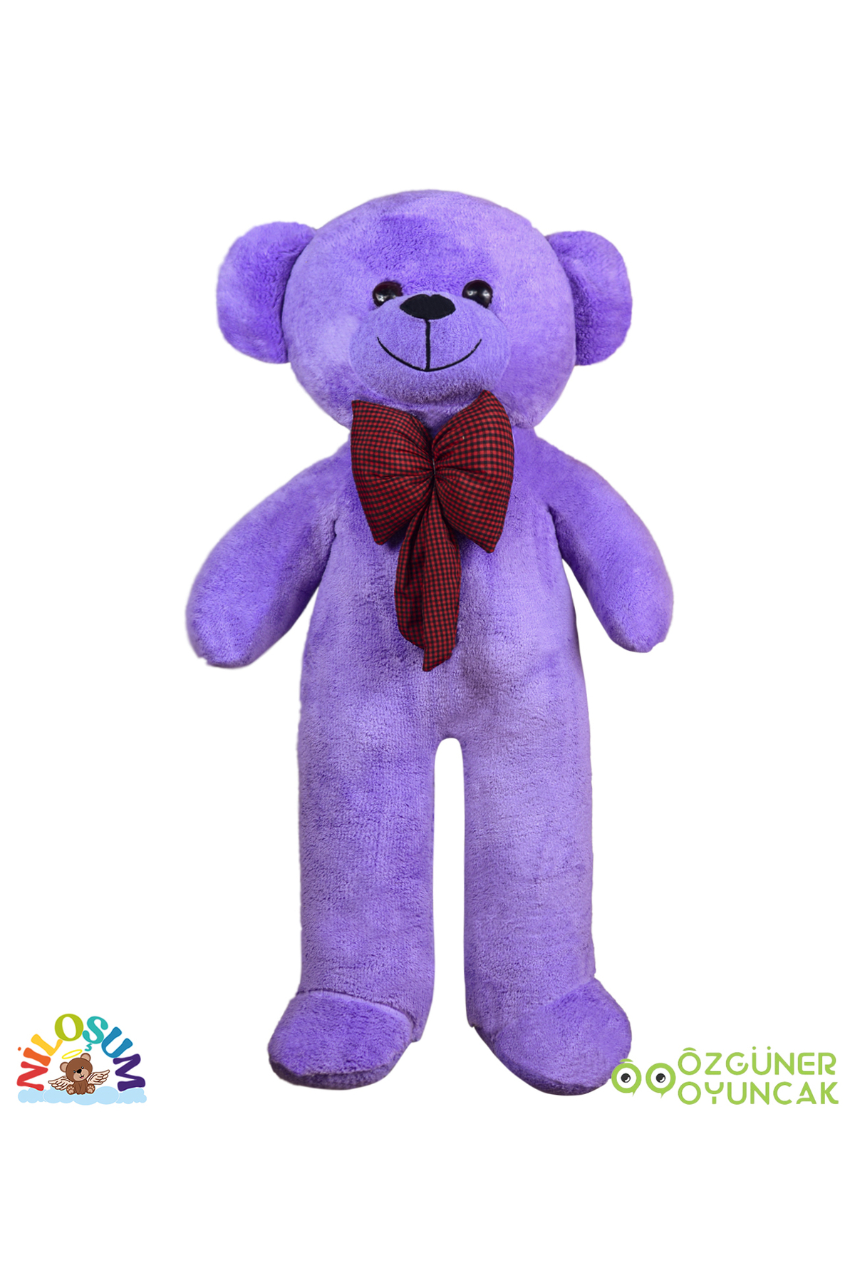 NİLOŞUM Özgüneroyuncak Sevgiliye Hediye Seti – 90 cm Peluş Ayıcık & 24 Ayar Altın Kaplama Kolye fotoğrafı 5 (önizleme)