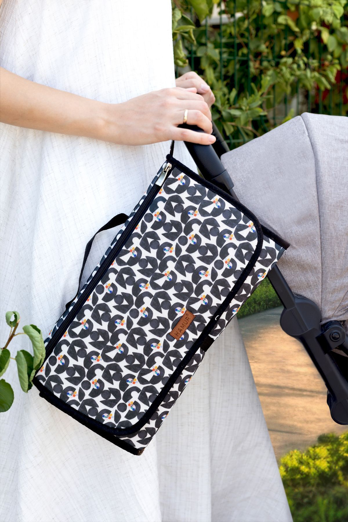 HAMUR Bebek Alt Açma Bakım Çantası Organizerli Anne Bebek Yenidoğan Değiştirme Minderi Bb-502 fotoğrafı 6 (önizleme)