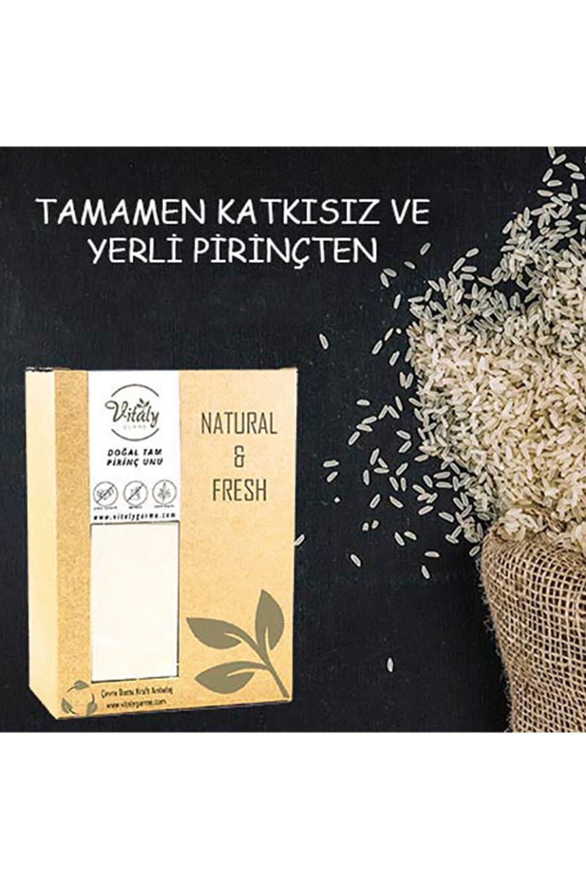 Vitaly Gurme Doğal Bebek İrmiği 500 g + Pirinç Unu 500 g Seti – Katkısız Ek Gıda, Taş Değirmen fotoğrafı 3 (önizleme)