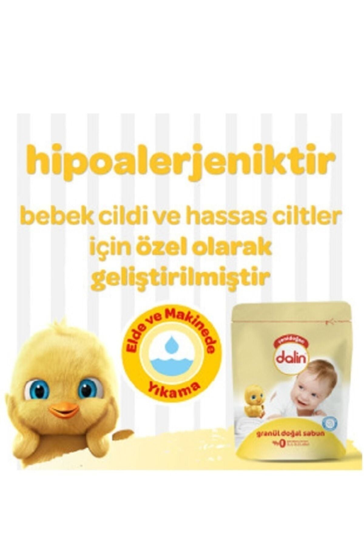 Dalin Bebek Granül Doğal Sabun Yenidoğan 1000 G X 2 Adet fotoğrafı 4 (önizleme)