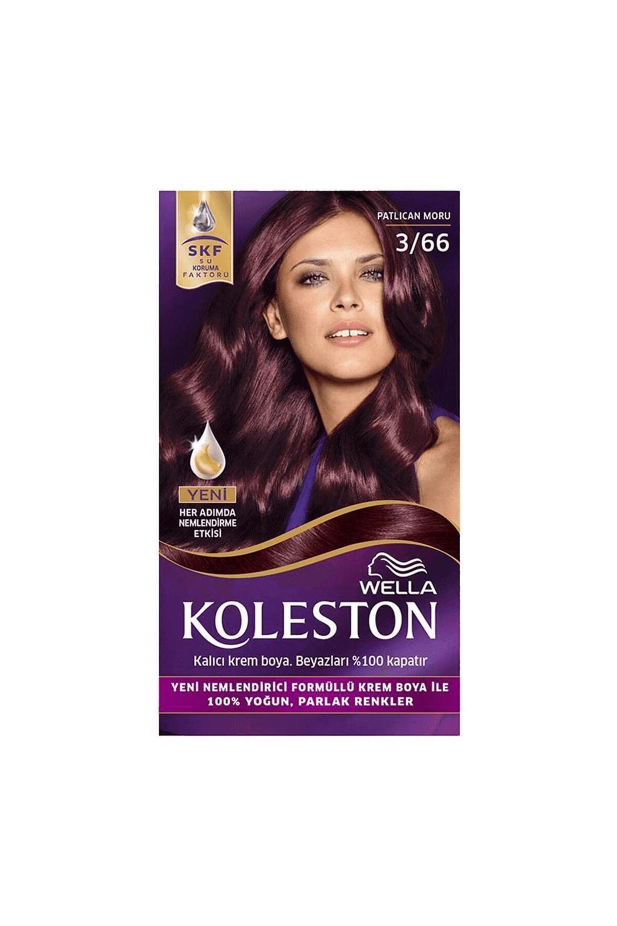 کیت کلستون رنگ مو 3/66 بنفش بادمجانی — مشکی KolestonKit — تصویر 2 از 8