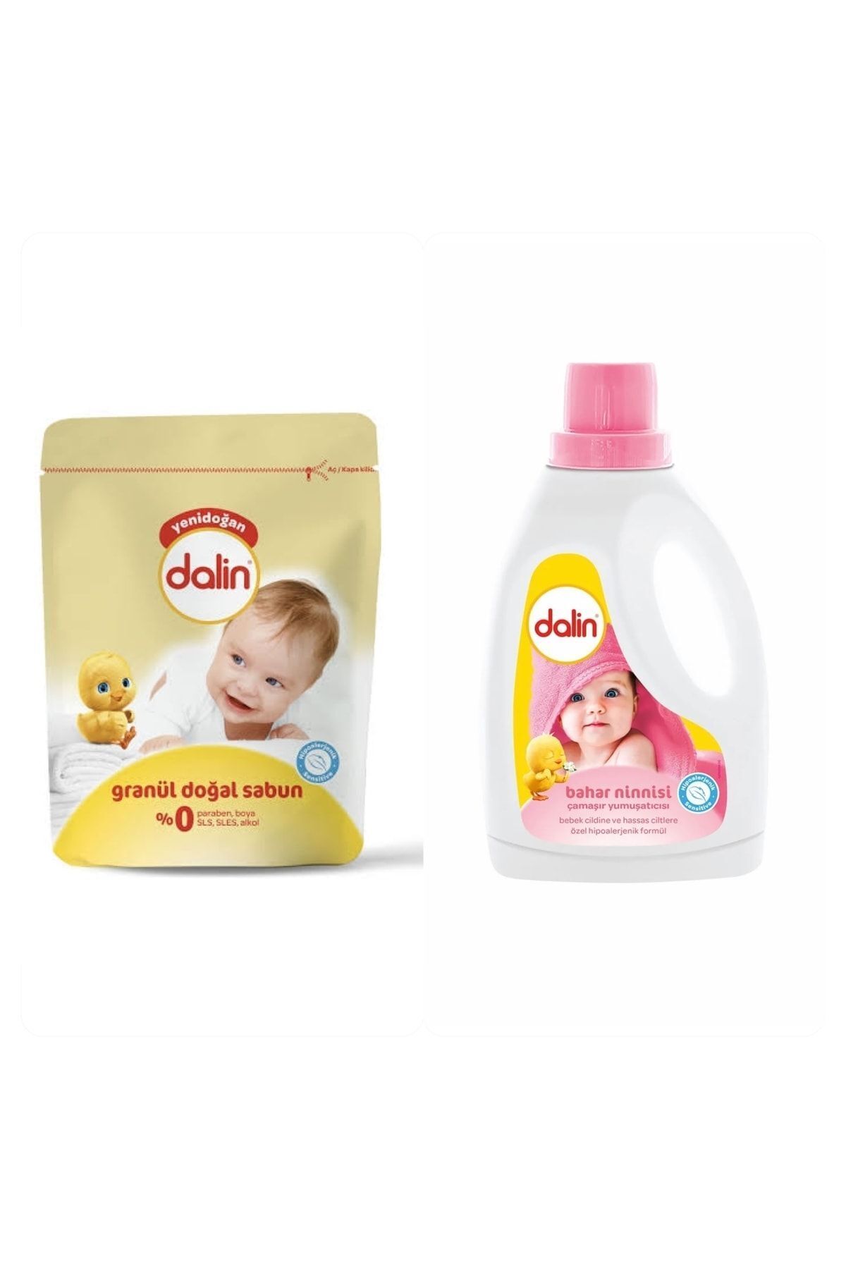 Dalin Granül Doğal Toz Sabun 1000 Gr + Bahar Ninnisi Çamaşır Yumuşatıcısı 1500 Ml fotoğrafı 2 (önizleme)