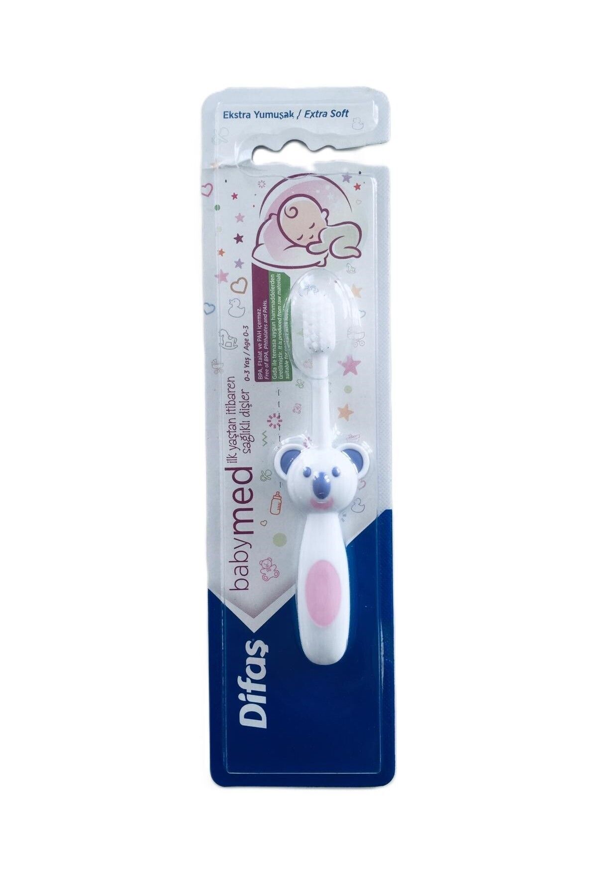 Difaş Babymed Bebek Diş Fırçası Tekli fotoğrafı 4 (önizleme)