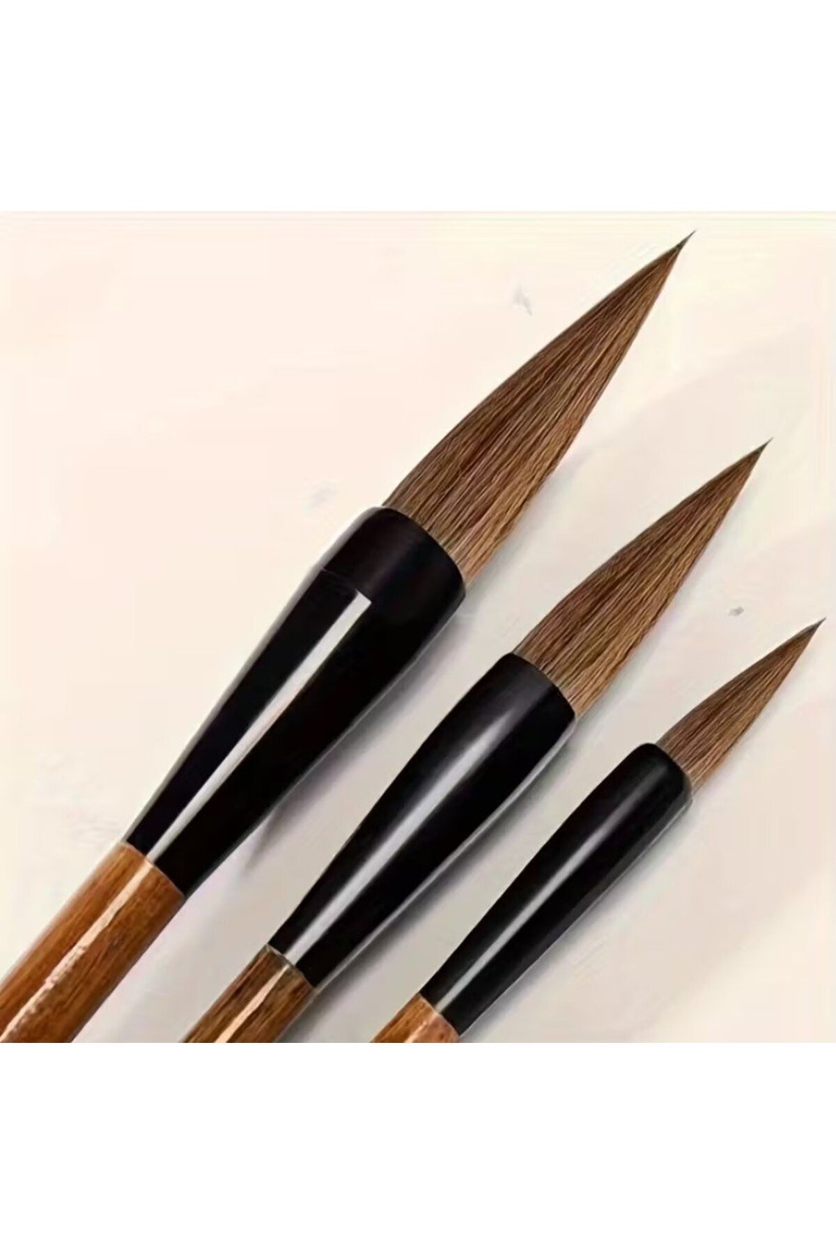 Sanathobi Tahrir Fırçası Seti Büyük Boy Çini, Vazo, Seramik, Sırlama, Suluboya, Çizim, Resim-üç Boy,3 Adet