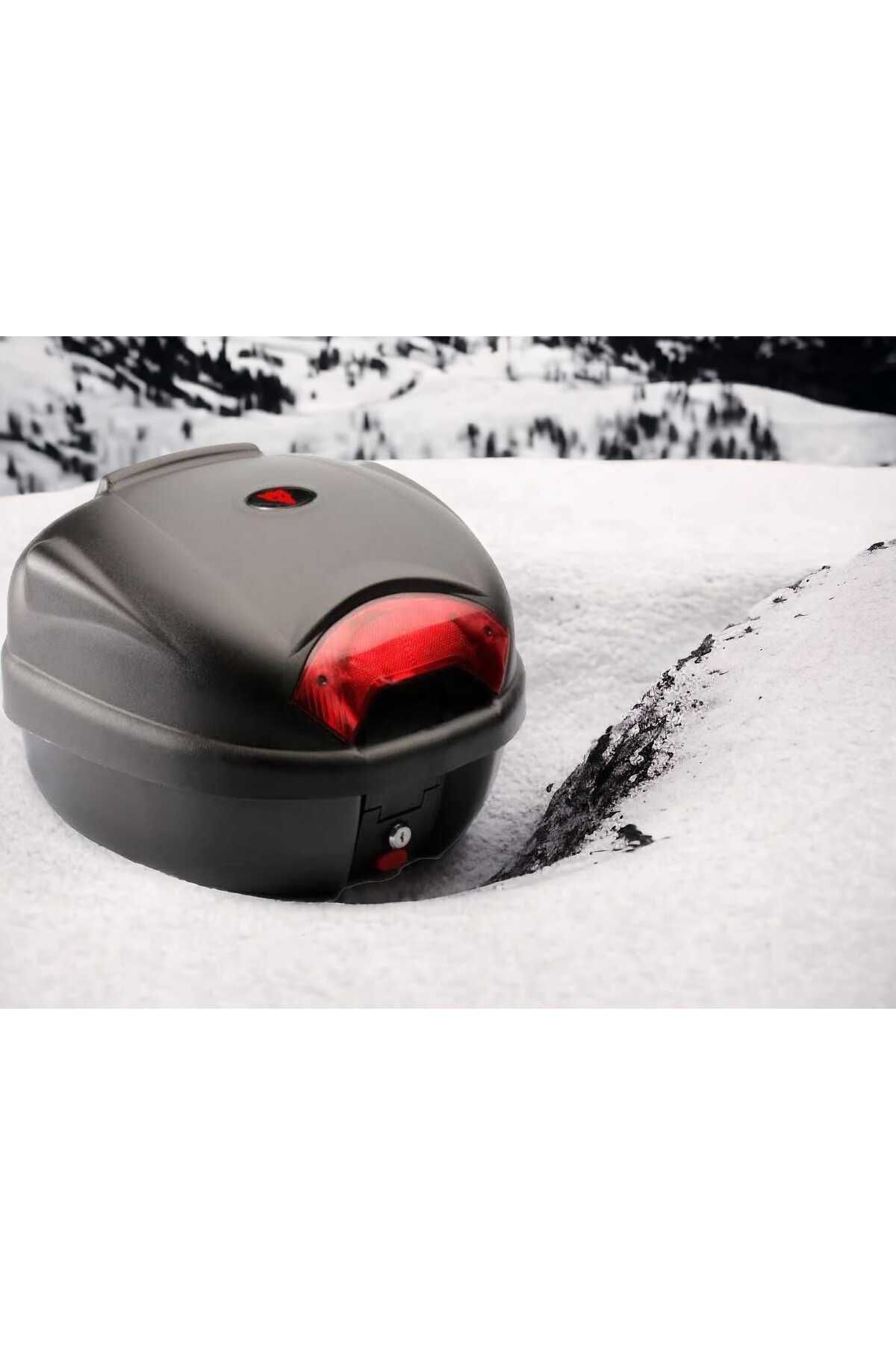 TİEN MOTOR Tien 32 Litre Motosiklet Çantası-Siyah (Sırt Dayama Pedi Dahil)