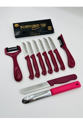 Solingen Orijinal 6’lı Meyve Sebze, 2’li Soyacak Micro Ve Oyacak 10’lu Set ÇE...