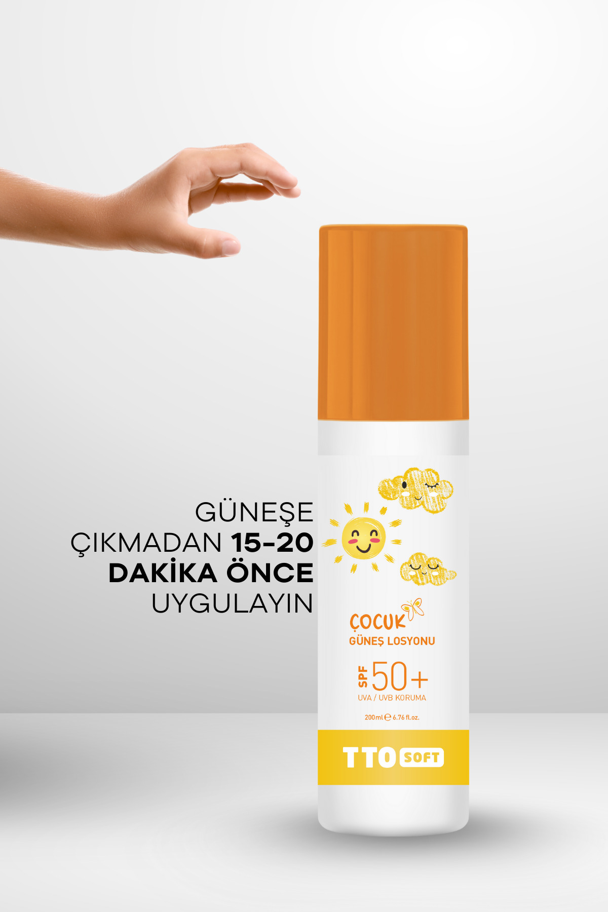 TTO Soft Çocuk Güneş Losyonu 200 ML fotoğrafı 5 (önizleme)